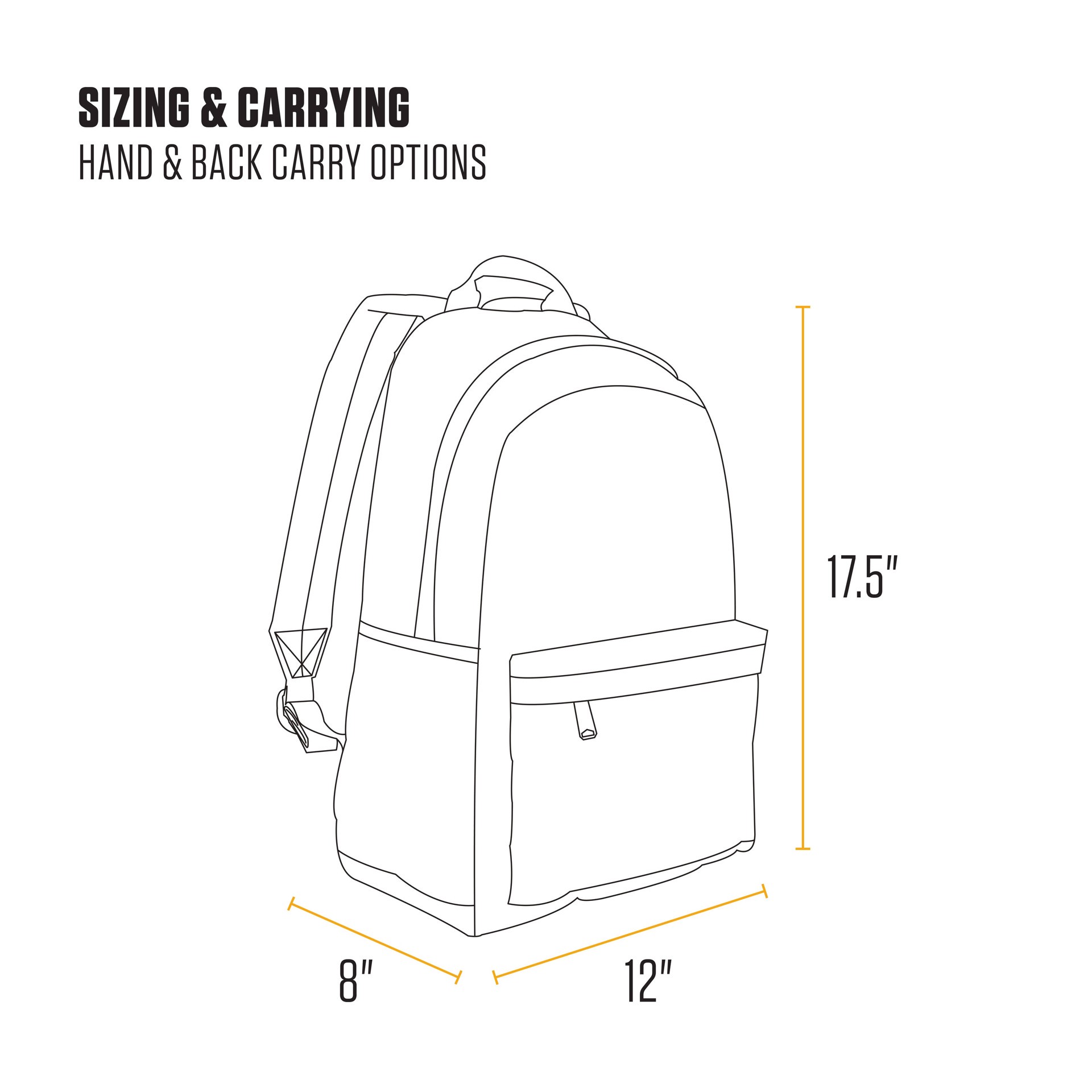 slide 5 of 6, Carhartt 12" X 17.5" X 8.75" Brown Backpack, 1 ct
