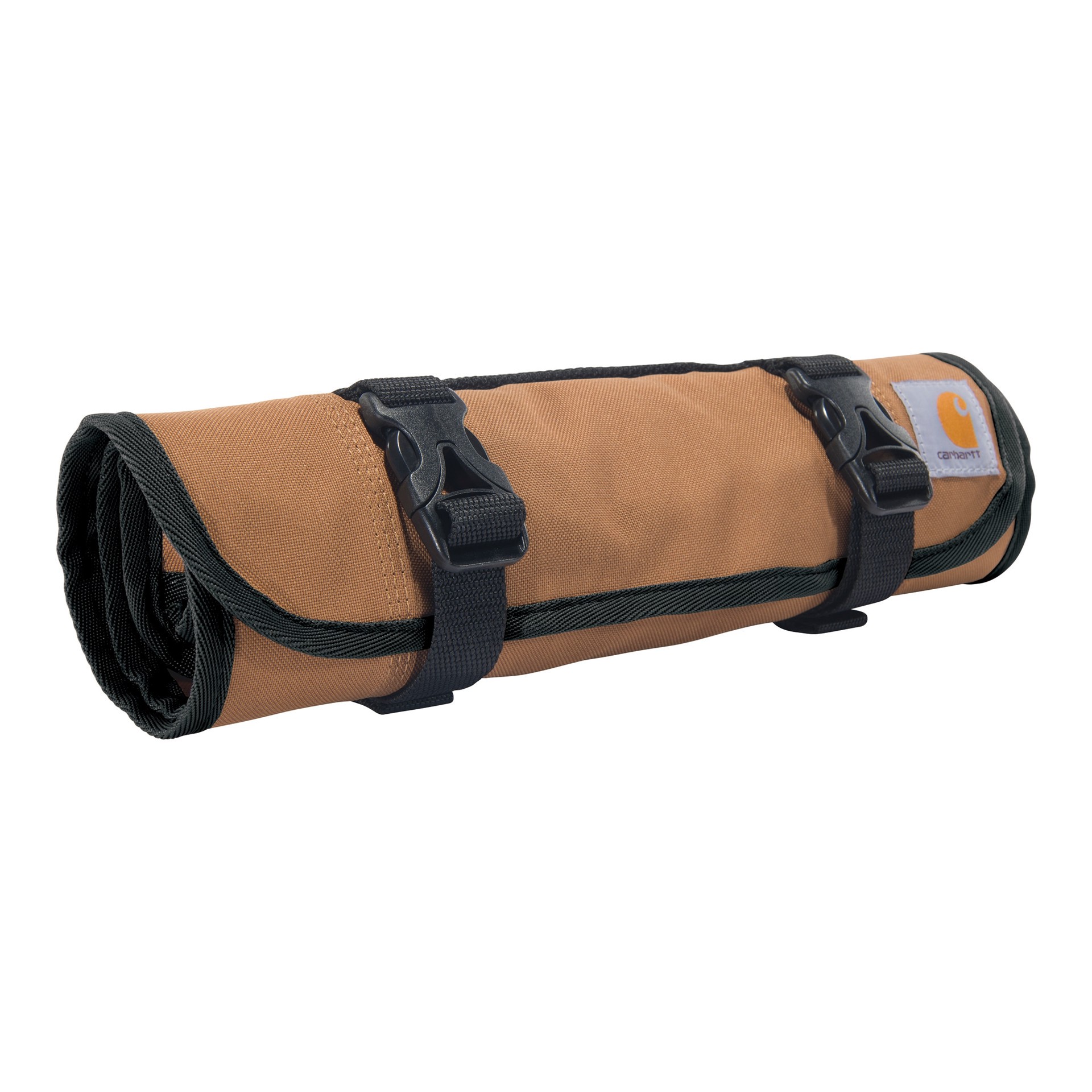 slide 3 of 6, Carhartt 18 Pocket Utility Roll Carhartt Brown Nylon 14-in W x 5.1-in D x 6-in L Hook and loop Tool roll, 1 ct