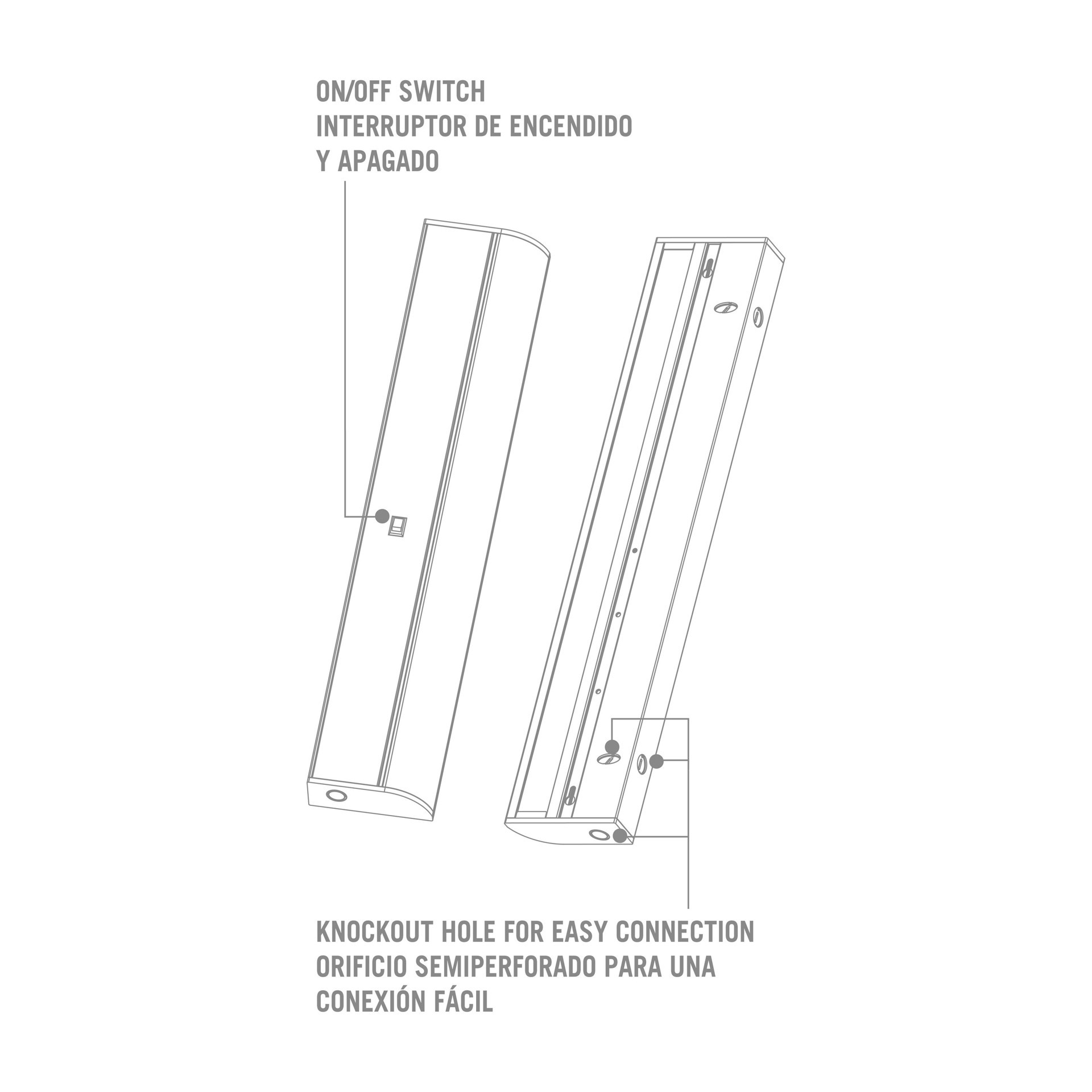 slide 6 of 6, Utilitech 18-in Hardwired LED Under Cabinet Light Bar, 1 ct