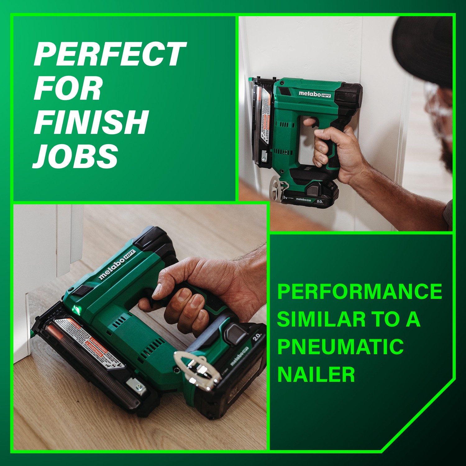 slide 4 of 6, Metabo HPT MultiVolt 1-3/8-in 23 -Gauge Cordless Pin Nailer ( Battery Included and Charger Included ), 1 ct