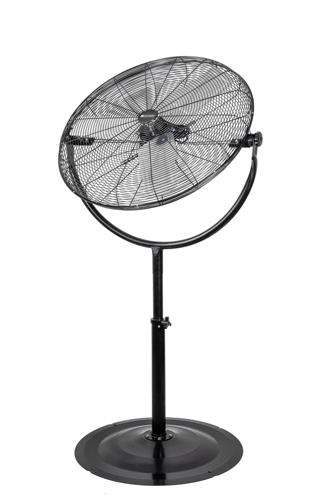 slide 5 of 6, Utilitech 30-in 120 -Volt 3 -Speed High Velocity Indoor Black Pedestal Fan, 1 ct