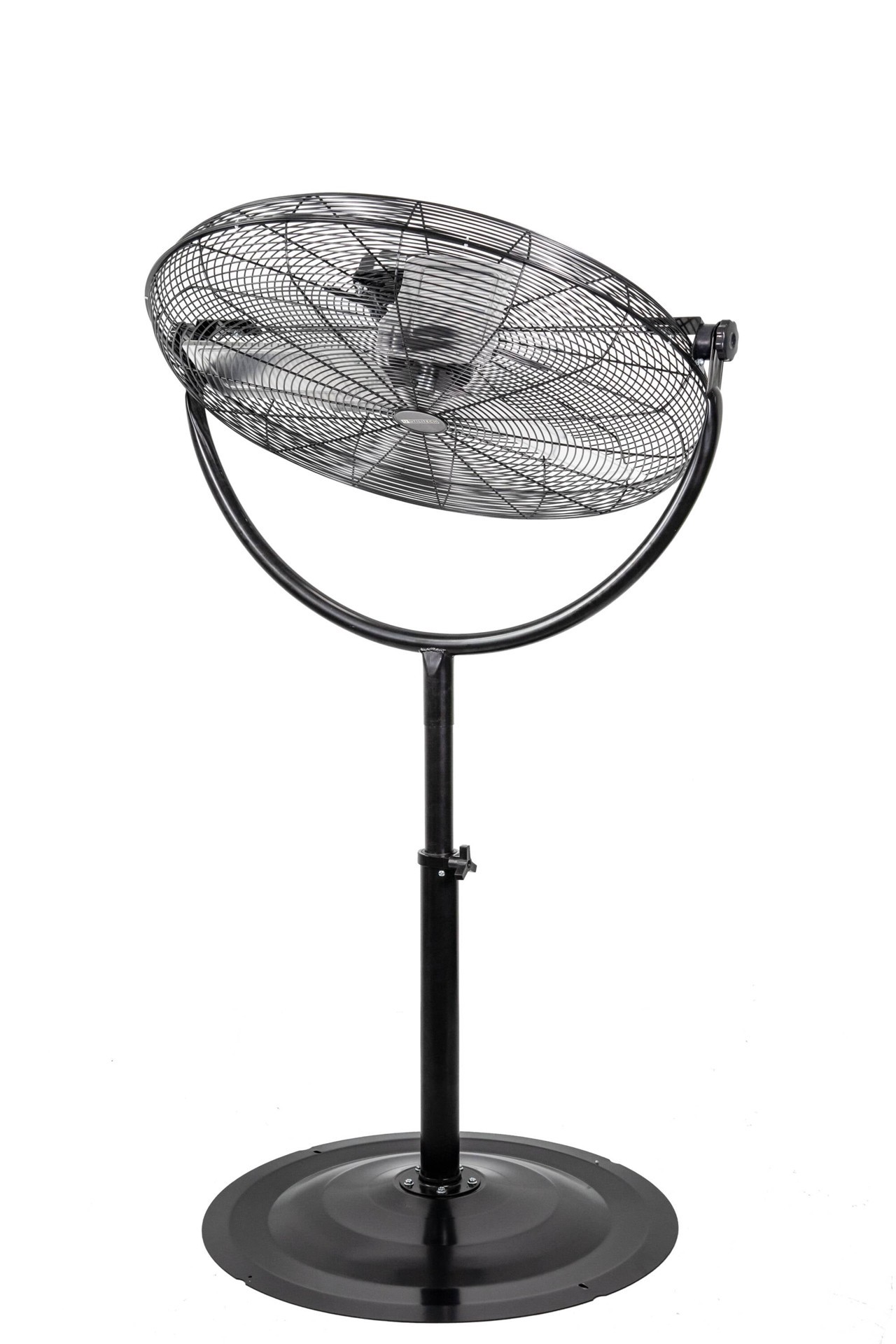 slide 6 of 6, Utilitech 30-in 120 -Volt 3 -Speed High Velocity Indoor Black Pedestal Fan, 1 ct