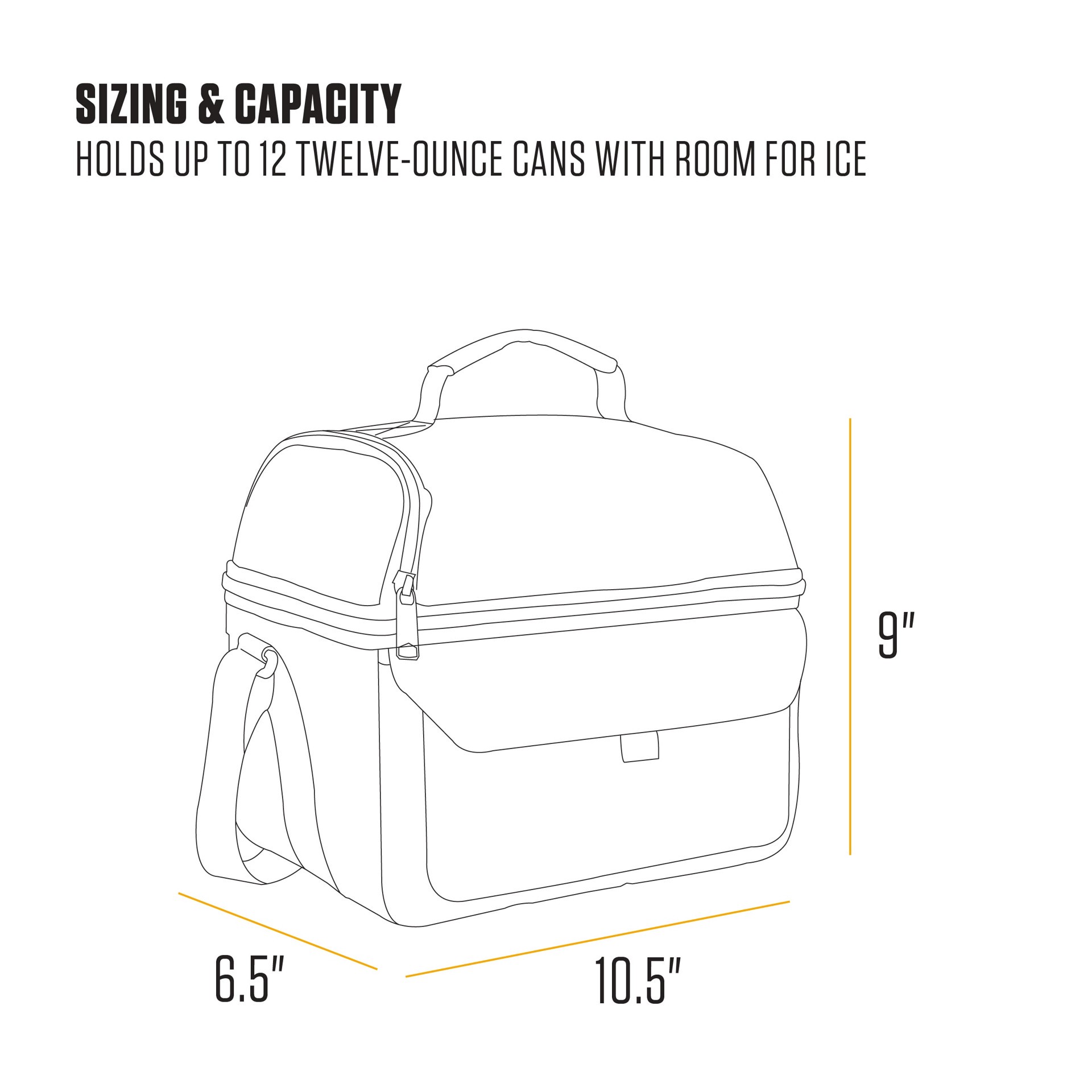 slide 5 of 6, Carhartt Tarmac 12 Cans Soft Insulated Insulated lunch box, 1 ct