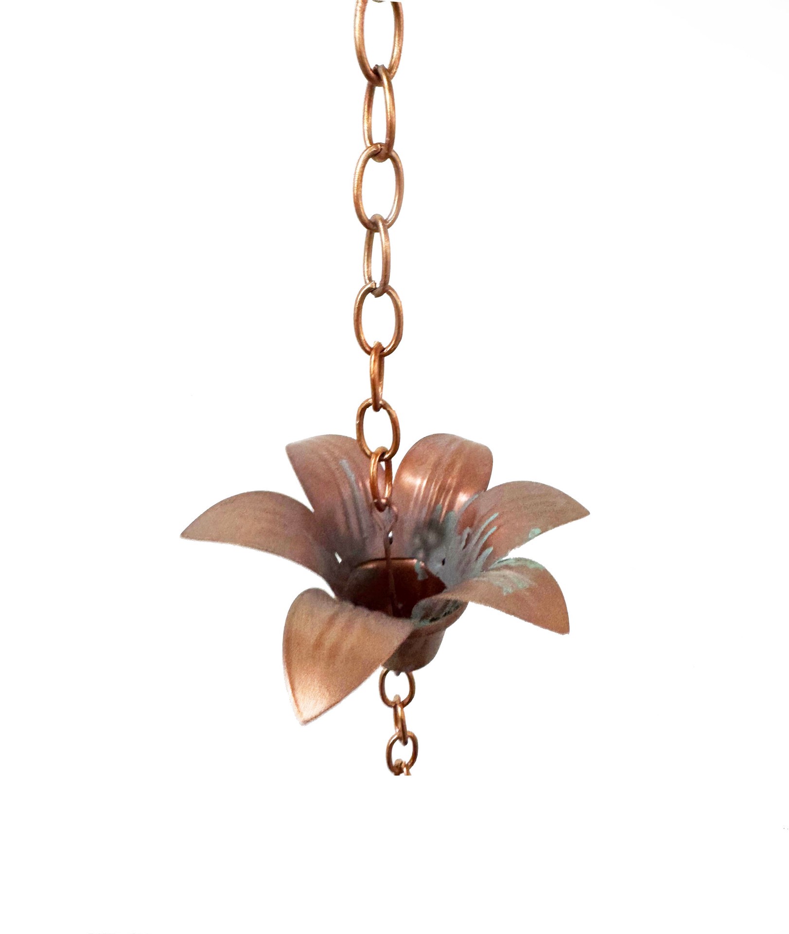 slide 3 of 6, Style Selections 5.7-ft Bronze Single link Rain Chains, 1 ct