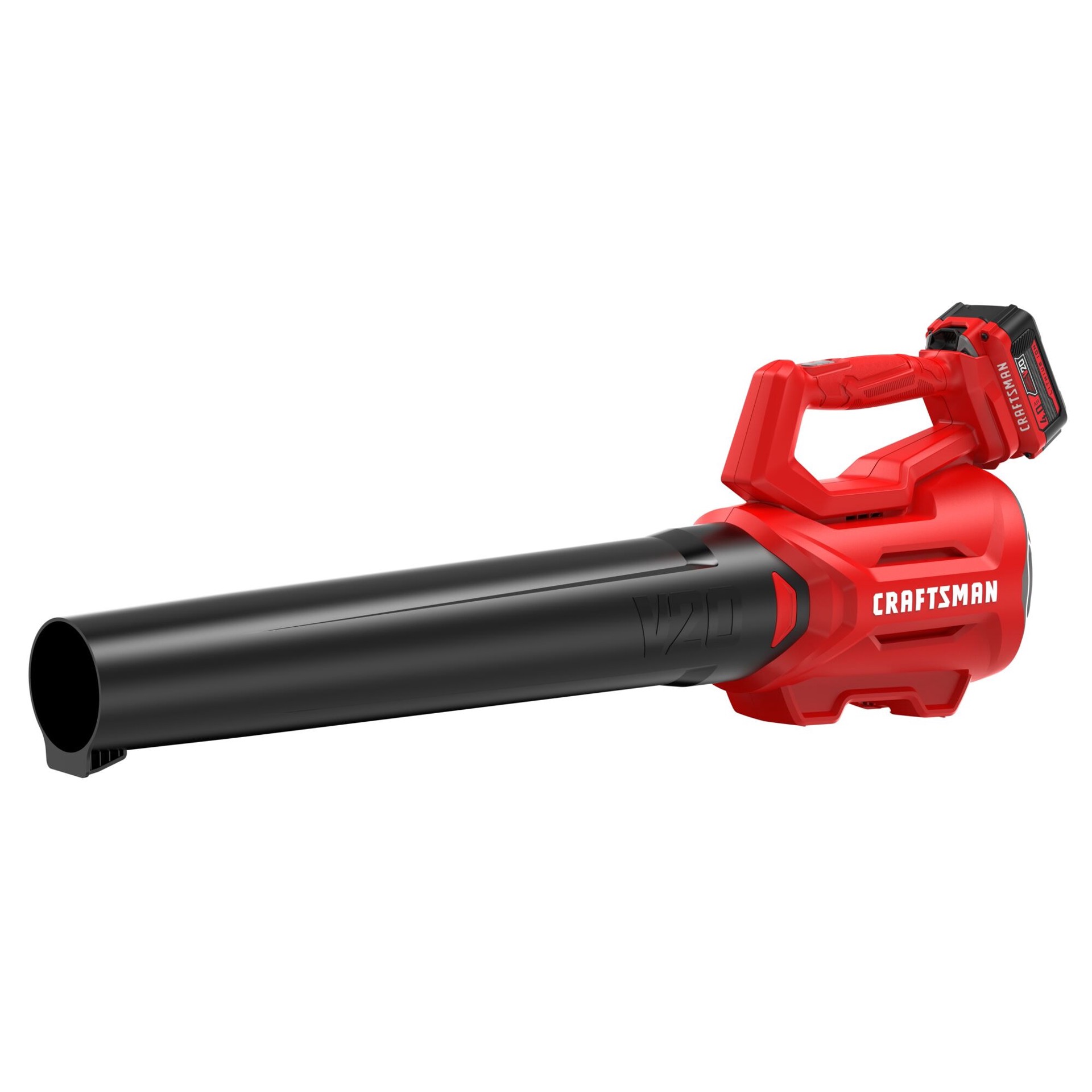 slide 1 of 6, CRAFTSMAN V20 20-volt 380-CFM 100-MPH Battery Handheld Leaf Blower 4 Ah, 1 ct