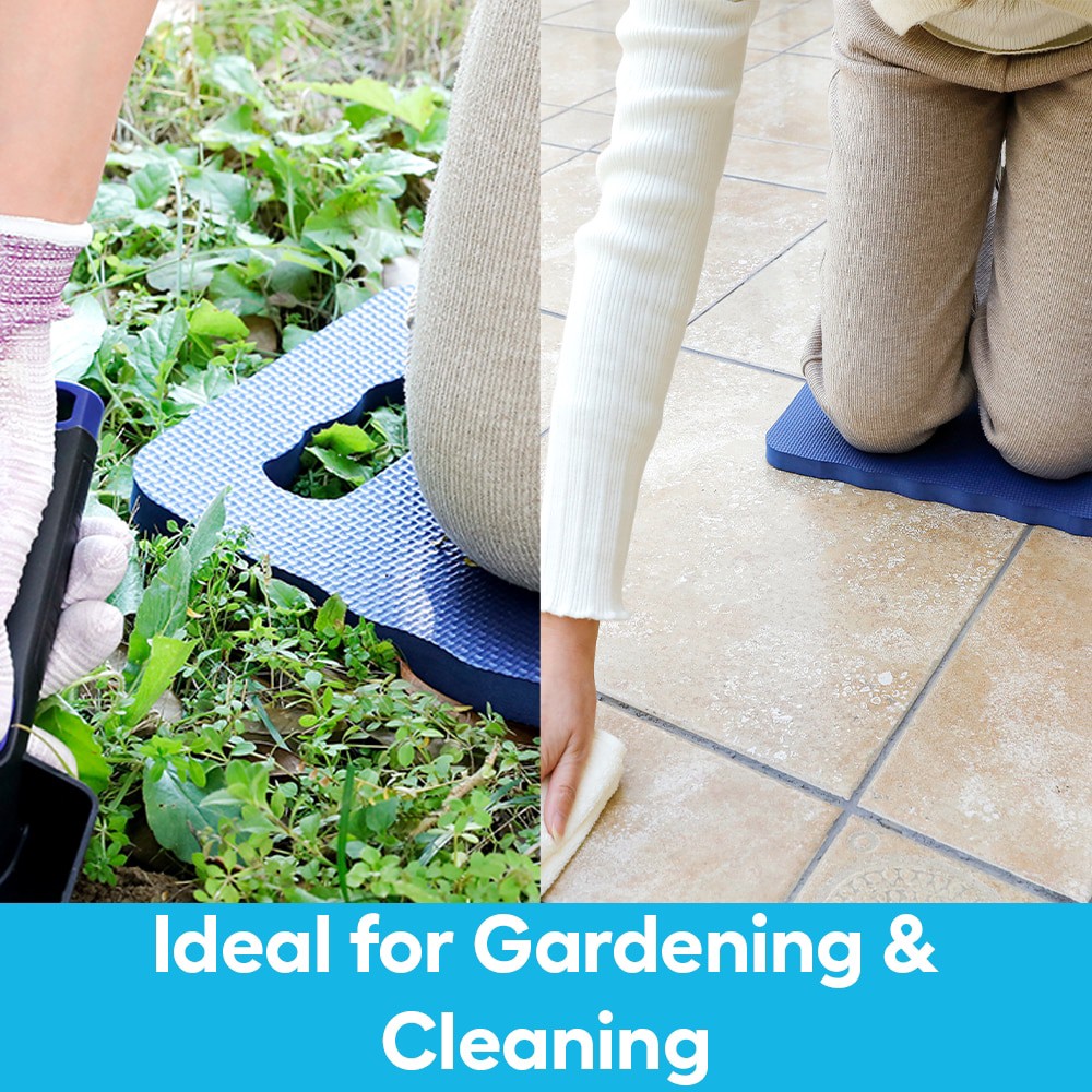 slide 4 of 6, Lowe's Essentials Blue 17-in x 7-in Foam Kneeling Pad, 1 ct