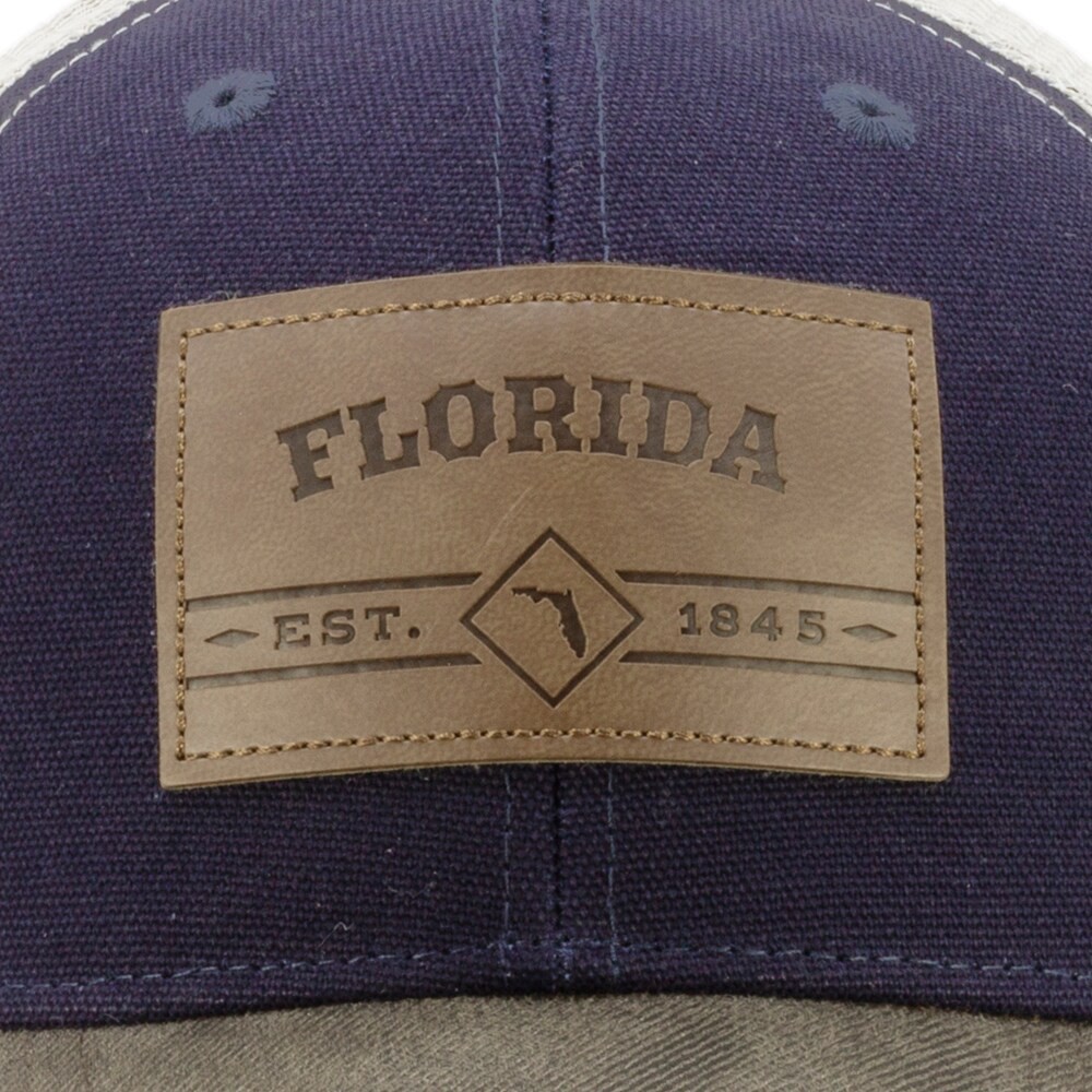 slide 2 of 4, Infinity Brands Men's Dark Navy/Brown/Khaki Cotton Baseball cap, 1 ct