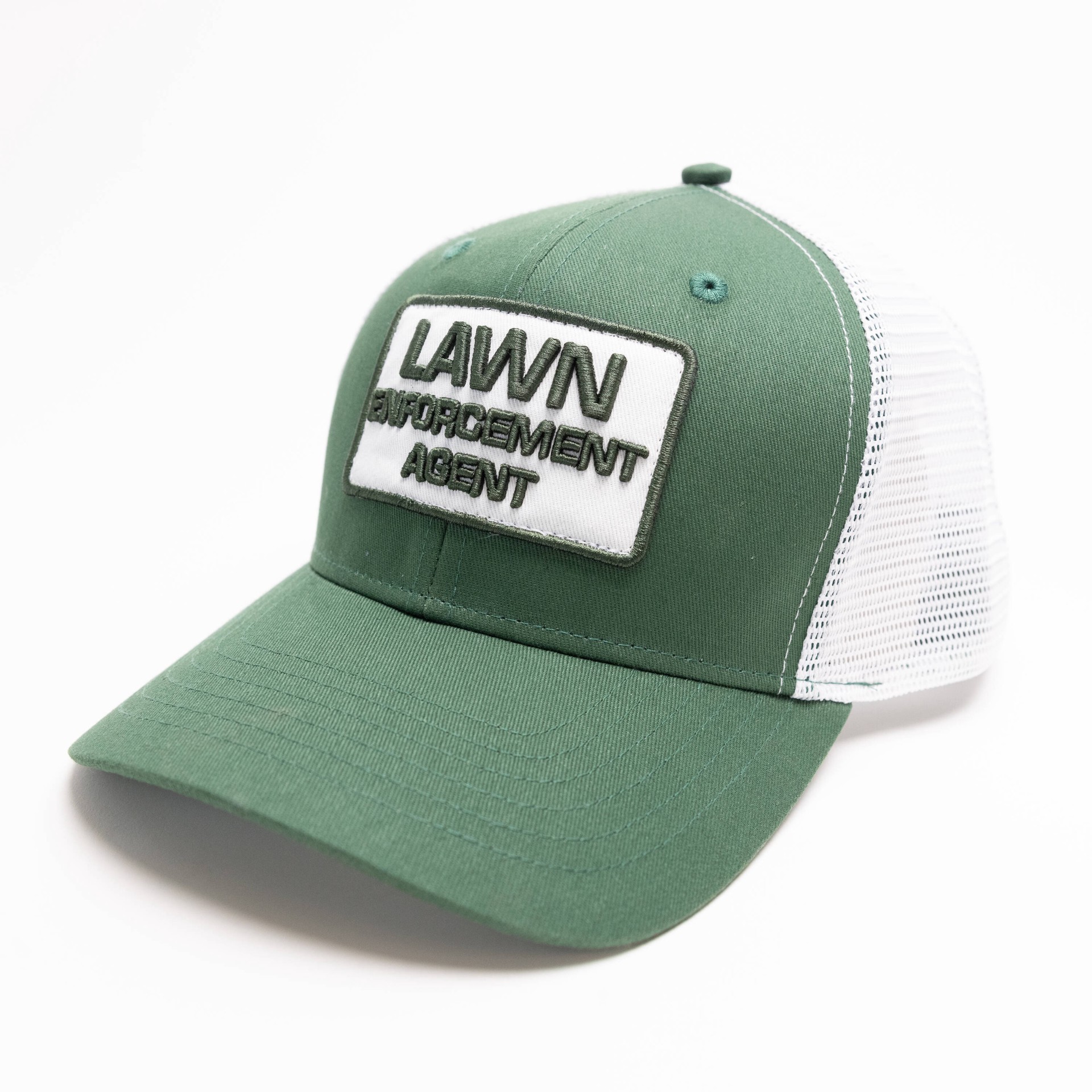 slide 2 of 4, Infinity Brands Men's Green/White Cotton Baseball cap, 1 ct