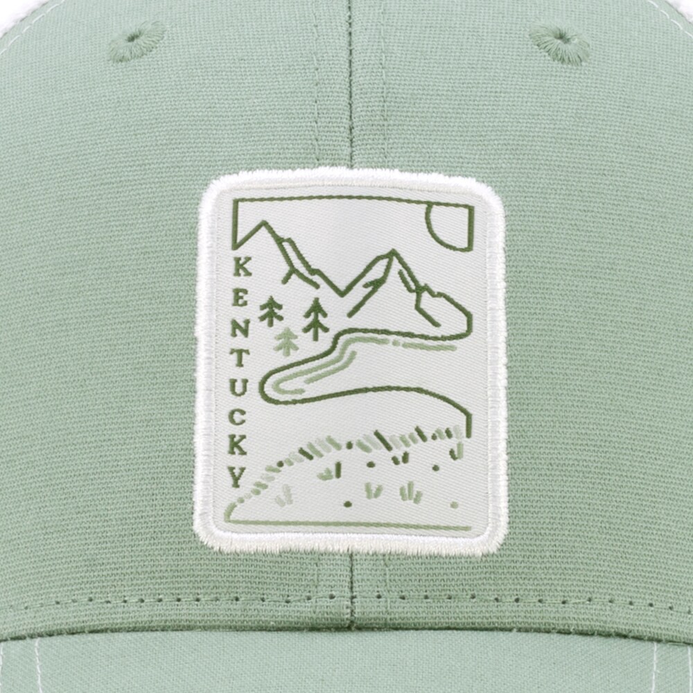 slide 2 of 4, Infinity Brands Women's Sage/White Cotton Baseball cap, 1 ct