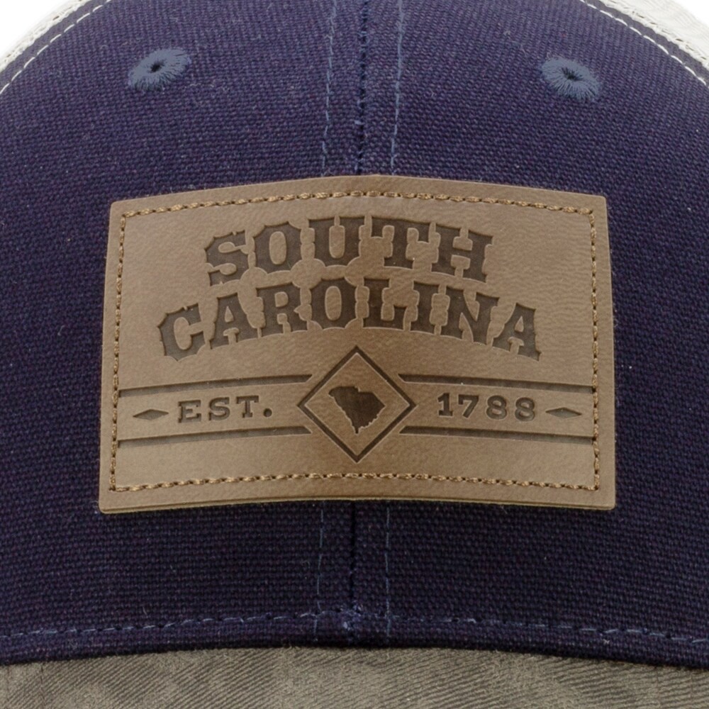 slide 2 of 4, Infinity Brands Men's Dark Navy/Brown/Khaki Cotton Baseball cap, 1 ct