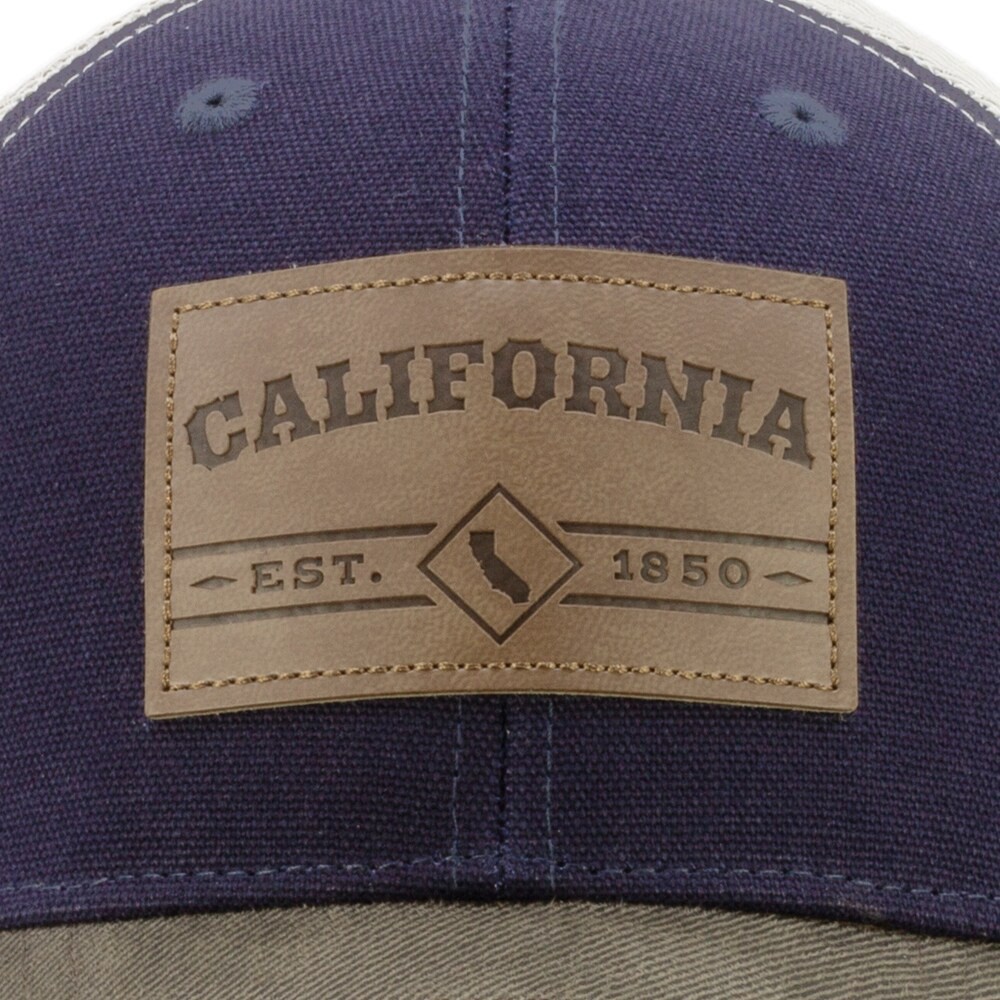 slide 2 of 4, Infinity Brands Men's Dark Navy/Brown/Khaki Cotton Baseball cap, 1 ct