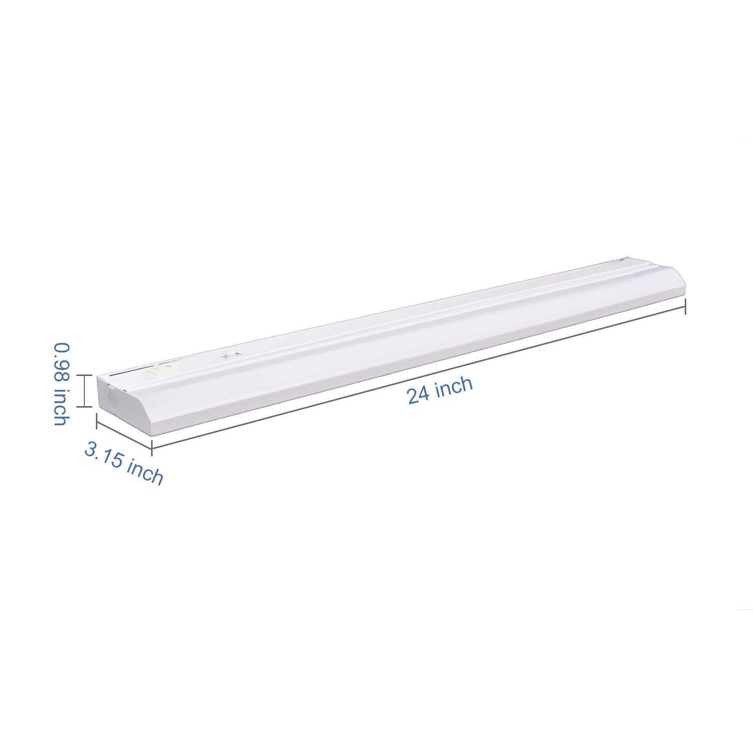 slide 2 of 2, Utilitech 24-in Plug-in LED Under Cabinet Light Bar Light, 1 ct