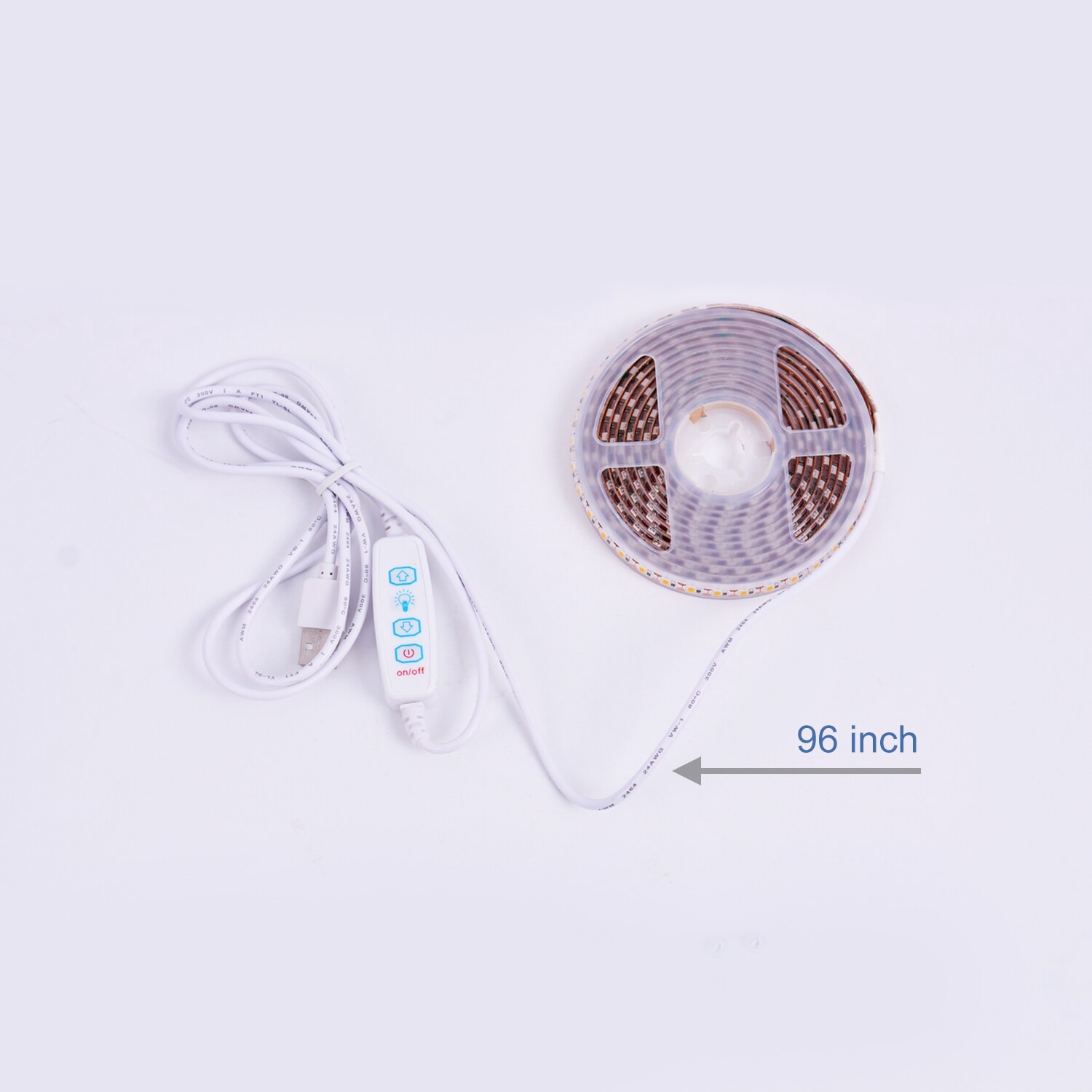 slide 1 of 2, Utilitech 96-in Plug-in LED Under Cabinet Tape Light, 1 ct