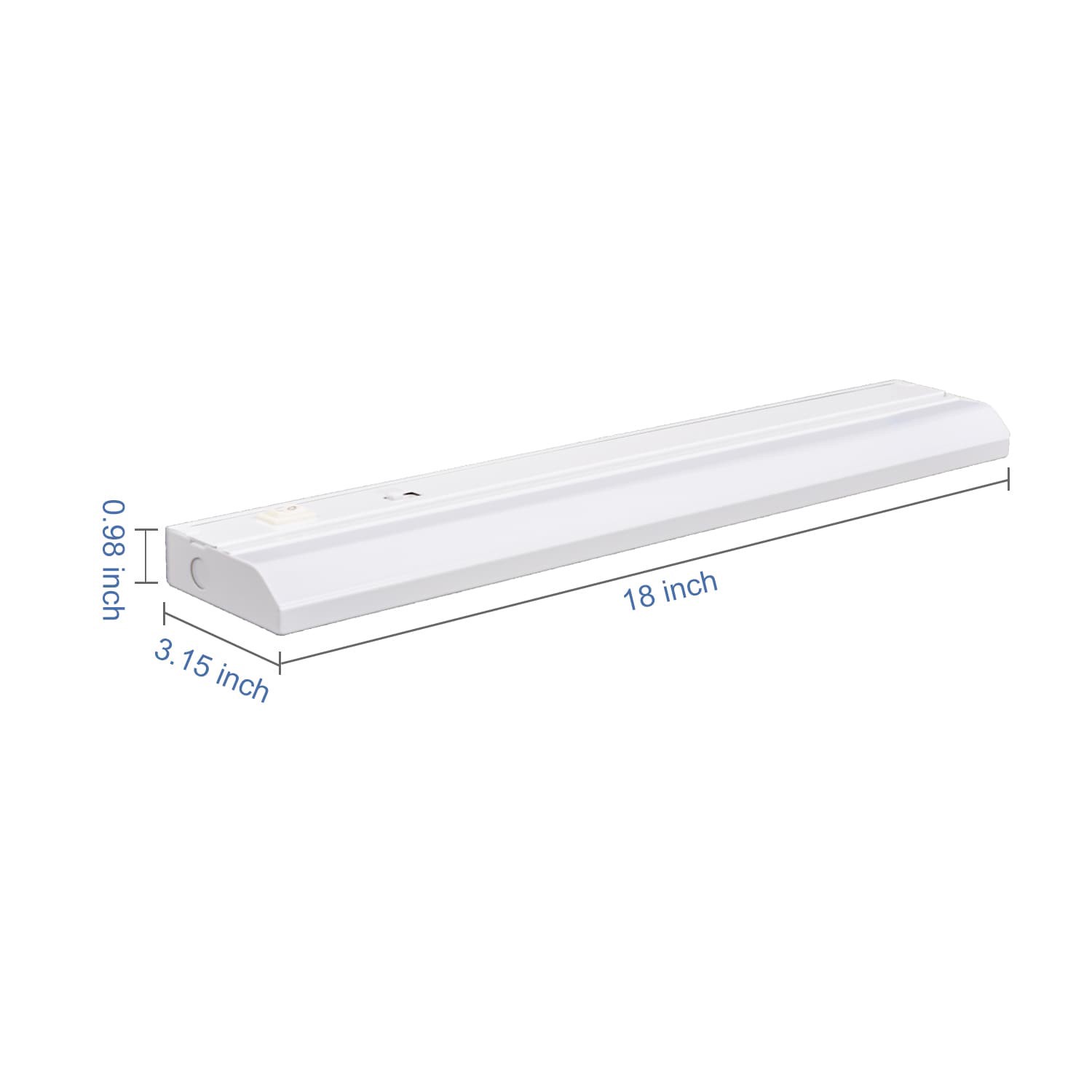 slide 2 of 2, Utilitech 18-in Plug-in LED Under Cabinet Light Bar Light, 1 ct