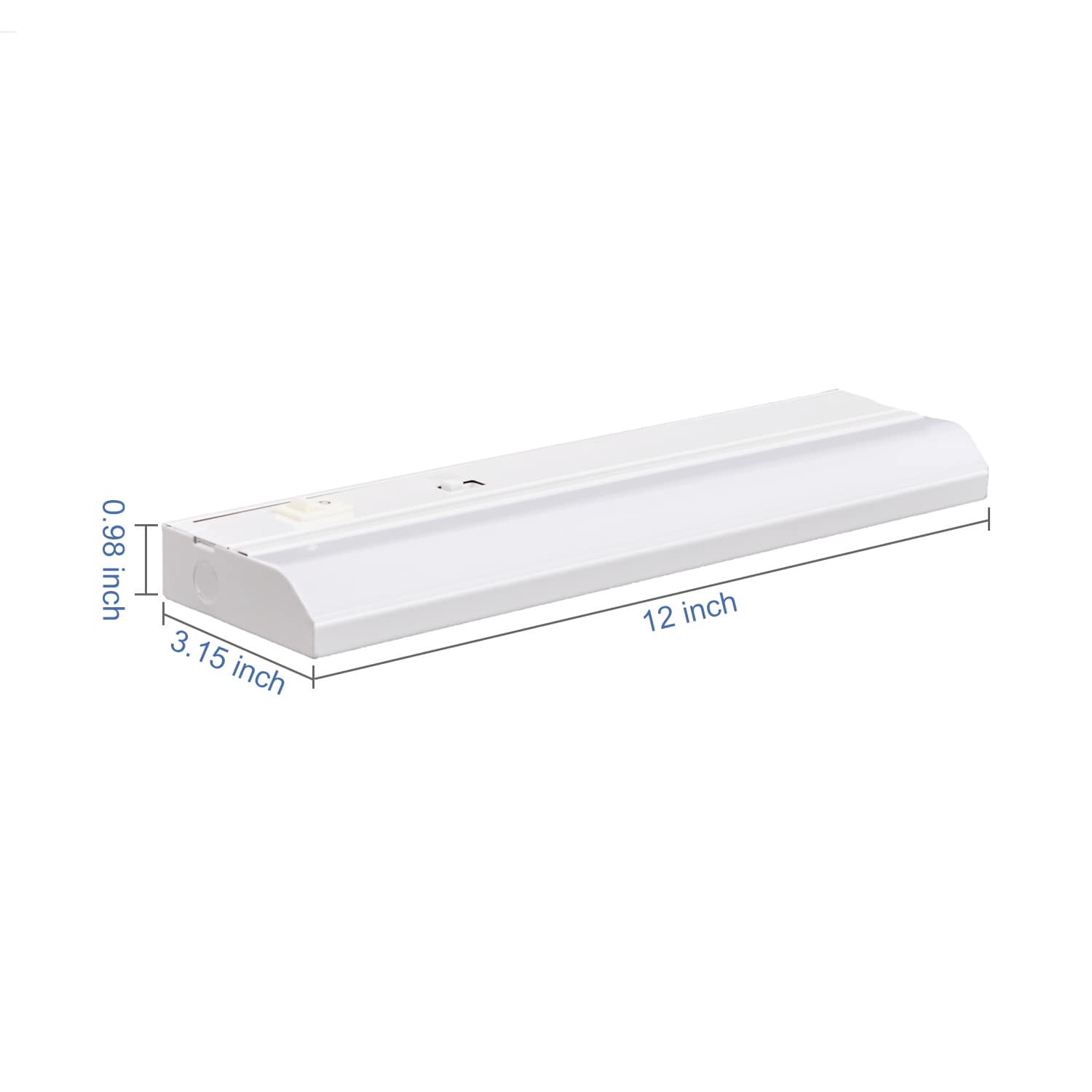 slide 6 of 6, Utilitech 12-in Hardwired LED Under Cabinet Light Bar Light, 1 ct