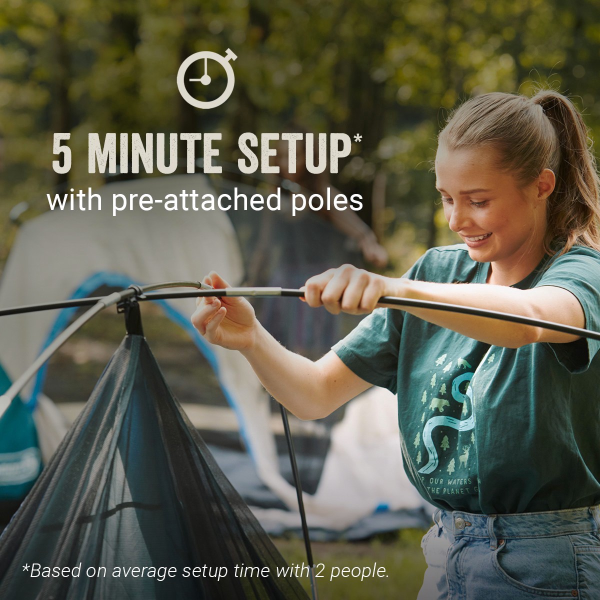 slide 6 of 6, Coleman Nylon 8 -Person Tent, 1 ct