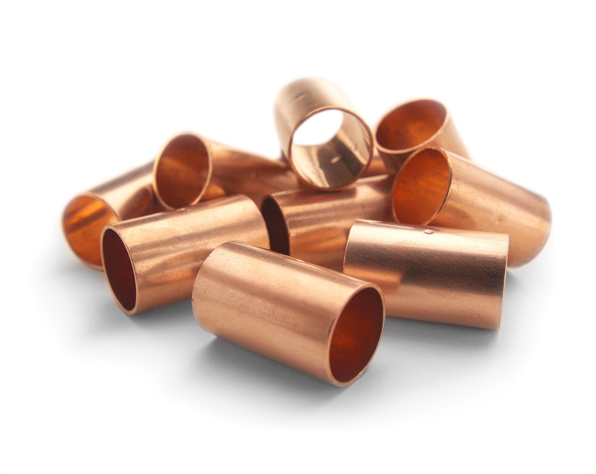 slide 2 of 2, NIBCO 1/2-in Copper Rolled-Stop Coupling (10-Pack), 1 ct