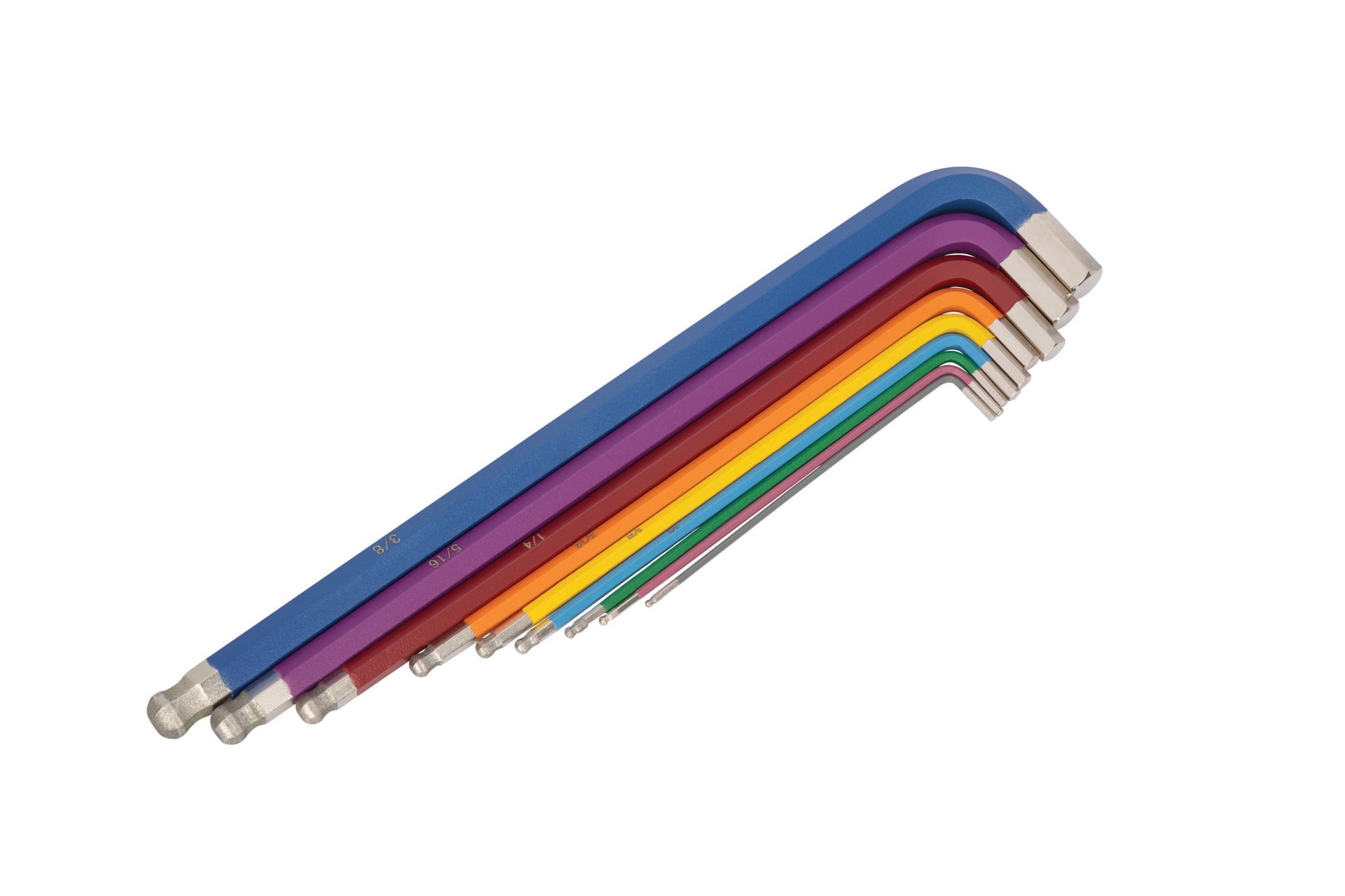 slide 2 of 6, Kobalt Assorted Standard (SAE) 9 -Pieces Hex key set, 1 ct