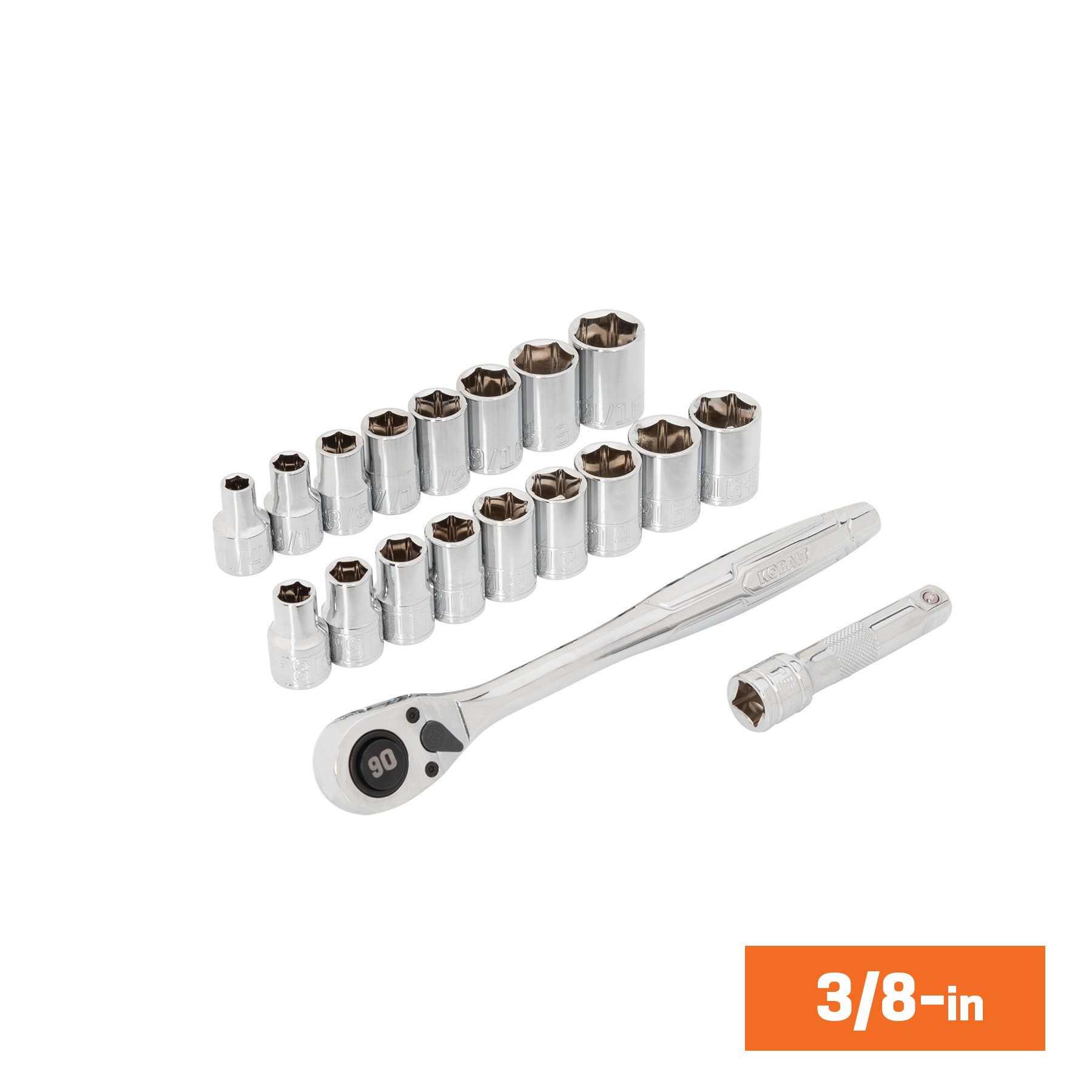 slide 3 of 6, Kobalt 170 -Piece Standard (SAE) and Metric Mechanics Tool Set with Hard Case, 1 ct