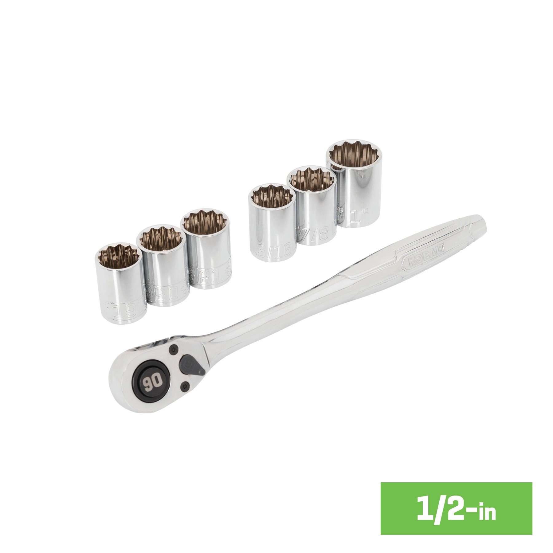 slide 4 of 6, Kobalt 170 -Piece Standard (SAE) and Metric Mechanics Tool Set with Hard Case, 1 ct