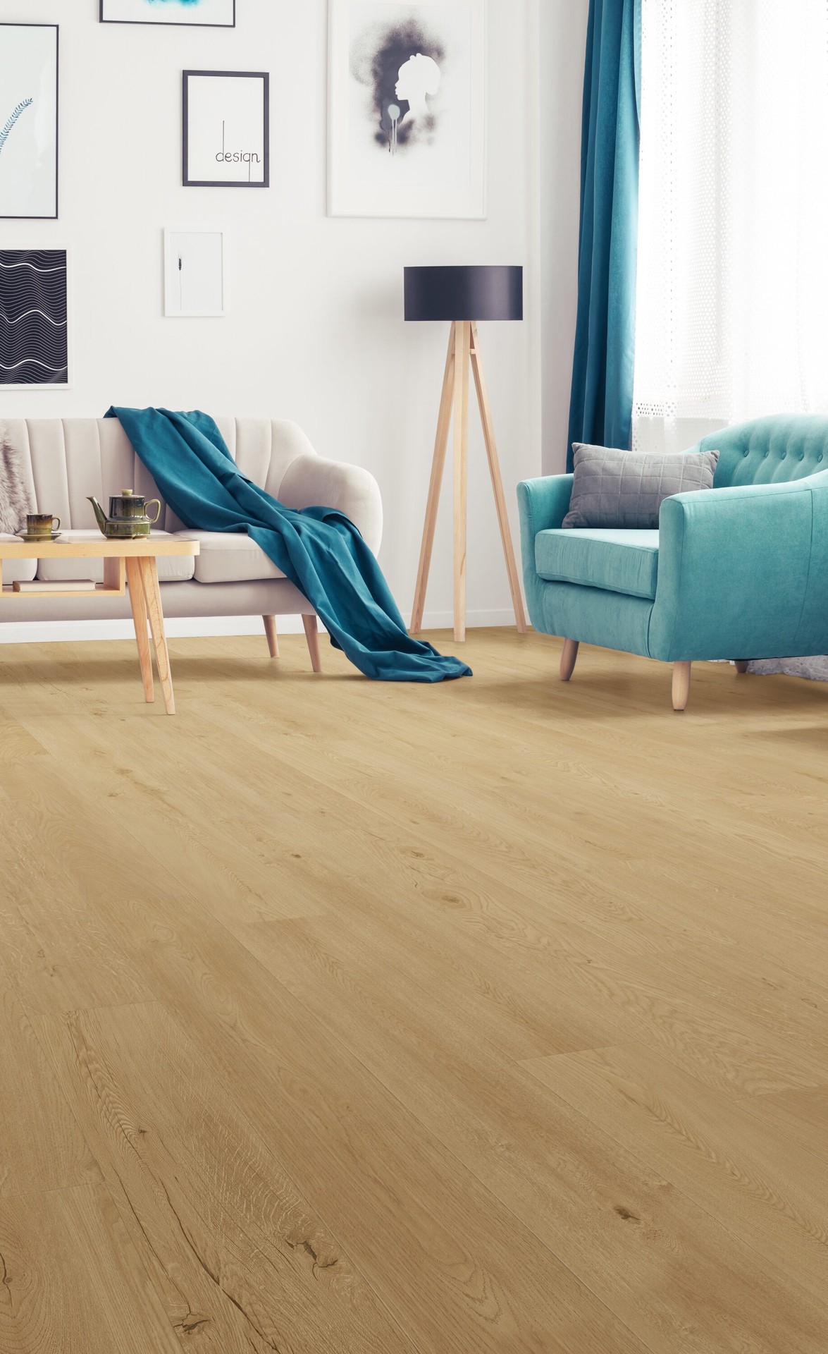 slide 2 of 6, PureGrain HD Arcade Oak 30-mil x 7-in W x 48-in L Waterproof Luxury Vinyl Plank Flooring ( 19.95-sq ft Carton ), 1 ct