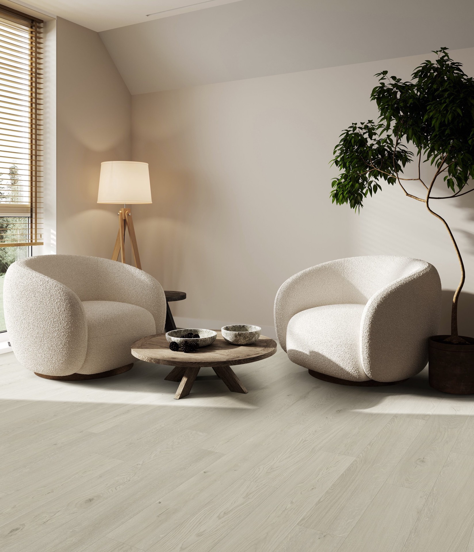 slide 2 of 6, PureGrain HD Sky Fall Oak 30-mil x 7-in W x 48-in L Waterproof Luxury Vinyl Plank Flooring ( 19.95-sq ft Carton ), 1 ct