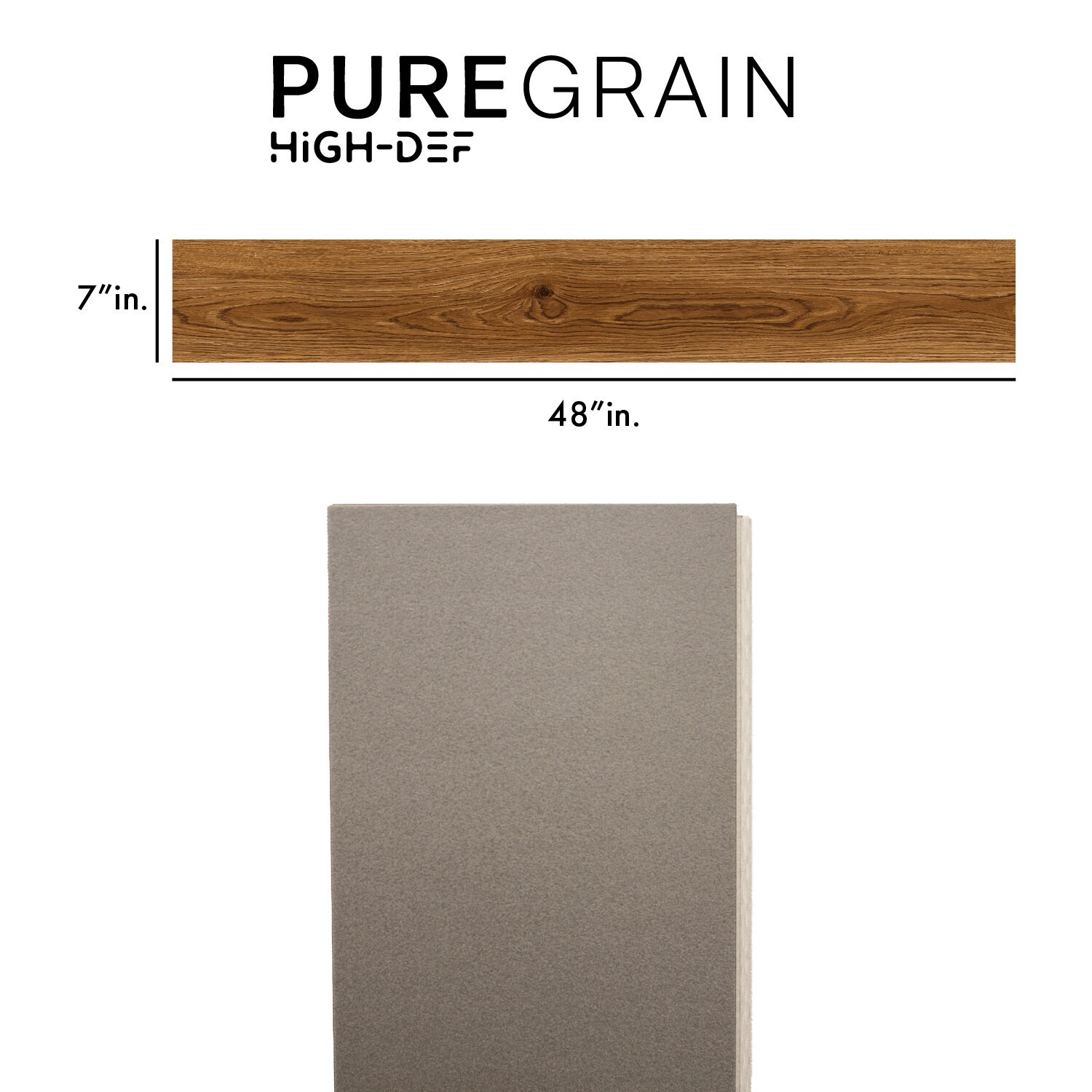 slide 6 of 6, PureGrain HD Sky Fall Oak 30-mil x 7-in W x 48-in L Waterproof Luxury Vinyl Plank Flooring ( 19.95-sq ft Carton ), 1 ct
