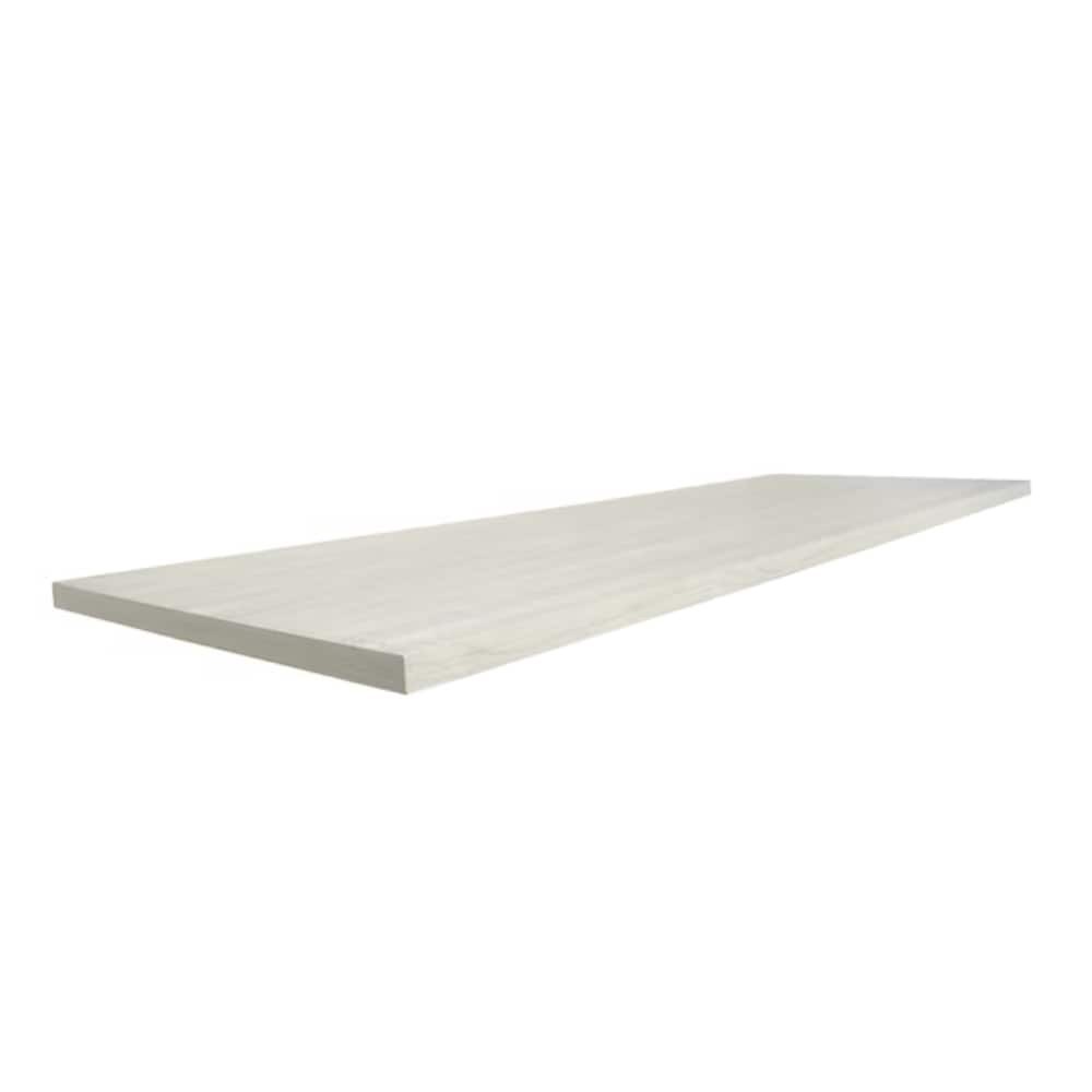 slide 1 of 1, Style Selections 23.6-in L x 11.7-in D x 0.6-in H Driftwood MDF Rectangular Shelf board, 1 ct