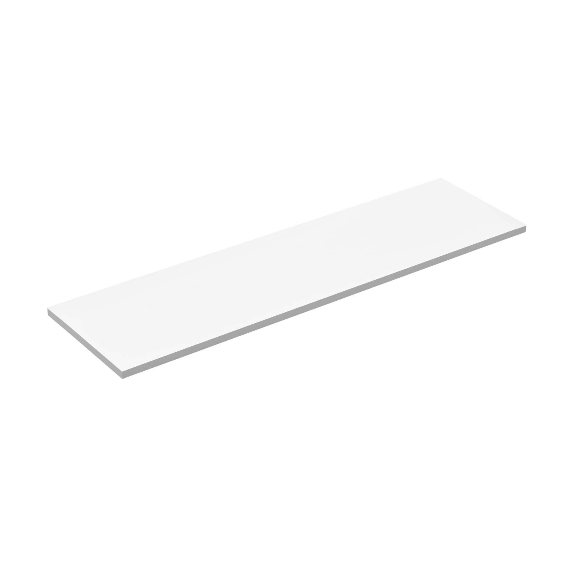 slide 5 of 6, Style Selections 9.8-in D x 35.8-in L White MDF Rectangular Shelf board, 1 ct