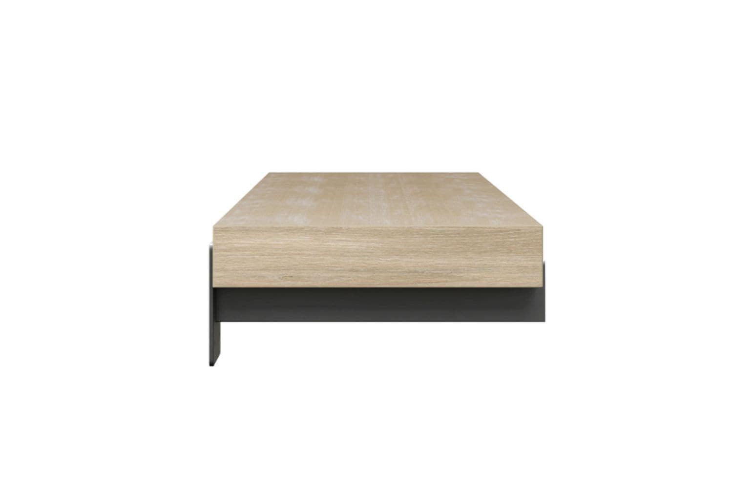 slide 6 of 6, allen + roth 9-in D x 24-in L Natural Oak MDF Rectangular Floating shelf, 1 ct