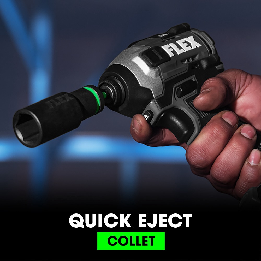 slide 5 of 6, FLEX STACKED LITHIUM 24-volt 1/4-in Brushless Cordless Impact Driver (Battery Included and Charger Included and Hard Case included), 1 ct