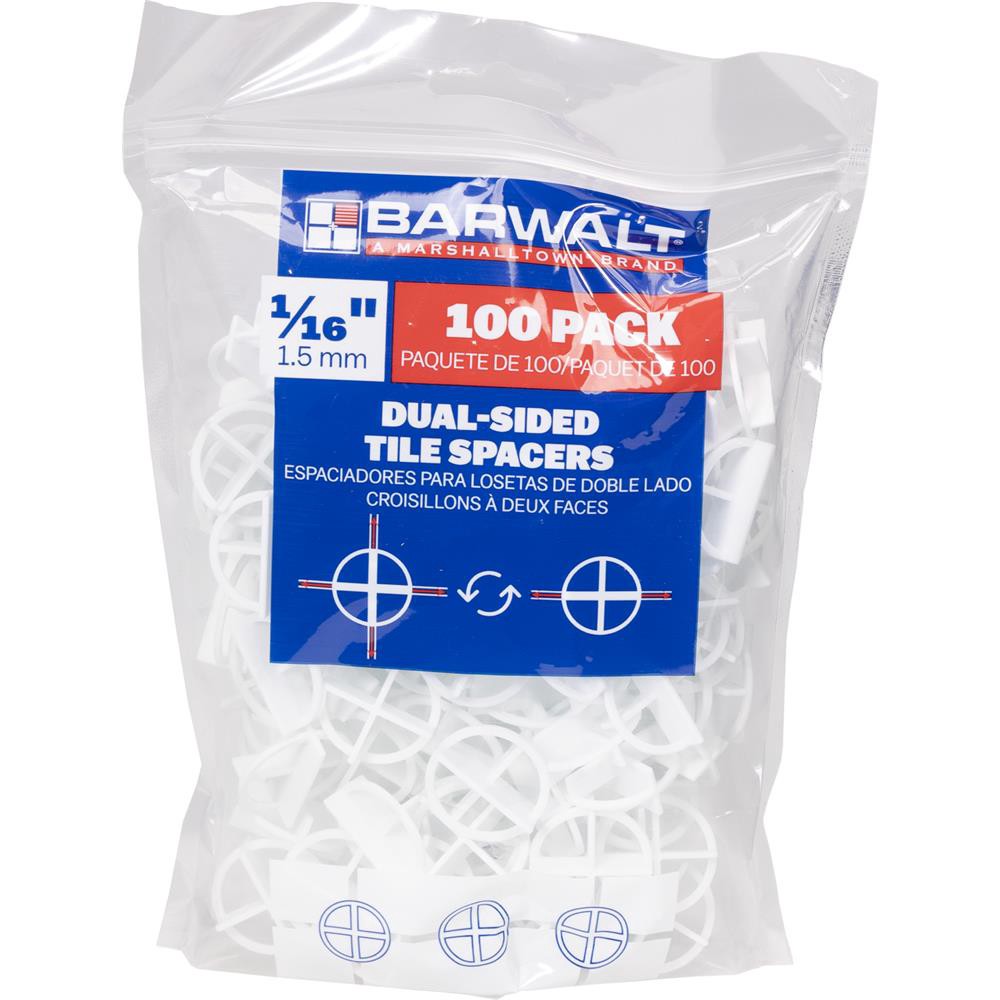 slide 5 of 6, BARWALT 1/16-in Plastic T-shaped Tile Spacer and ( 100 -Pack ), 1 ct