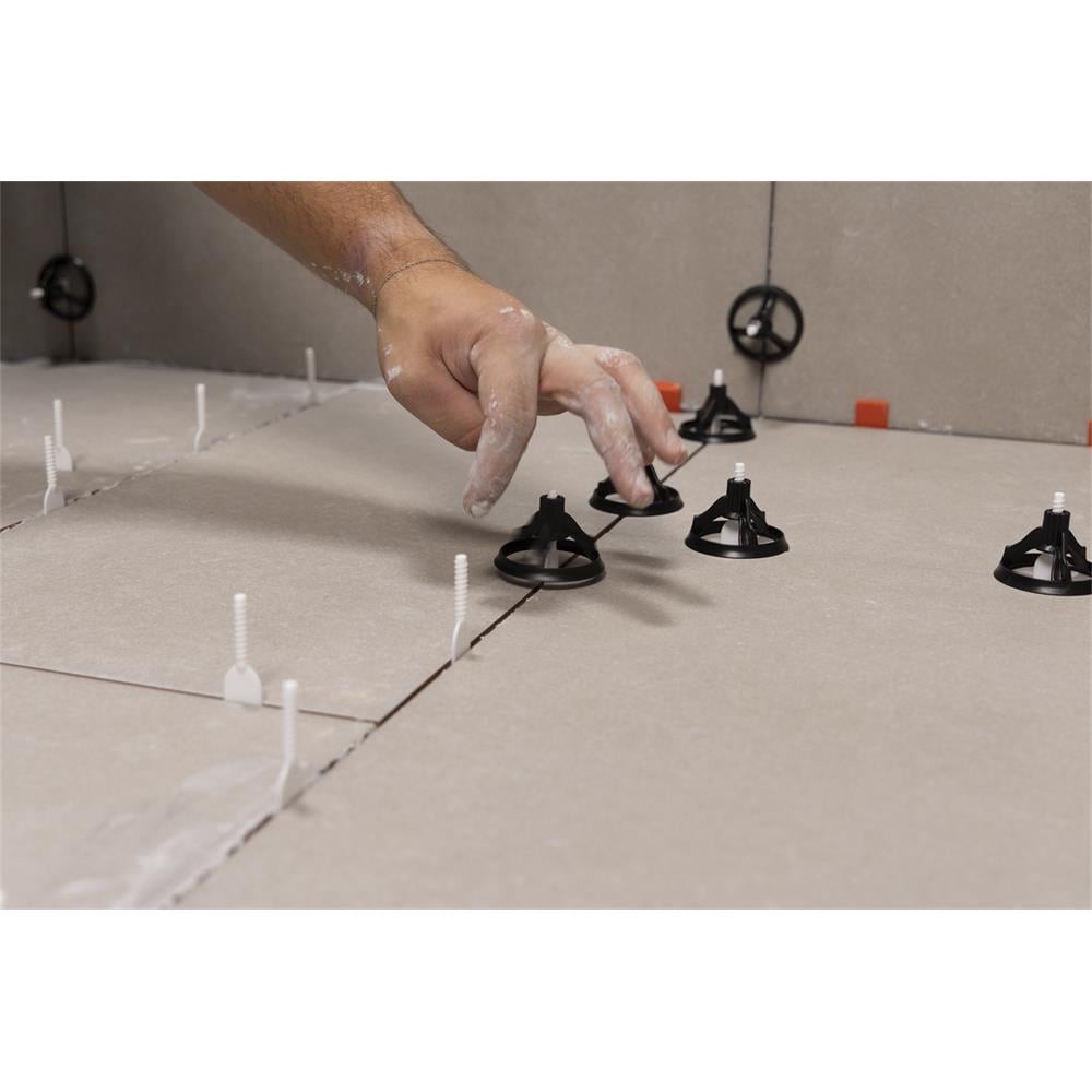 slide 3 of 6, BARWALT Plastic Cap Tile Spacer and Leveling System ( 100 -Pack ), 1 ct
