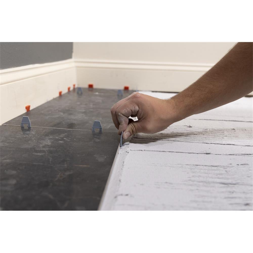 slide 3 of 6, BARWALT 1/8-in Plastic Straight Tile Spacer and Leveling System ( 100 -Pack ), 1 ct