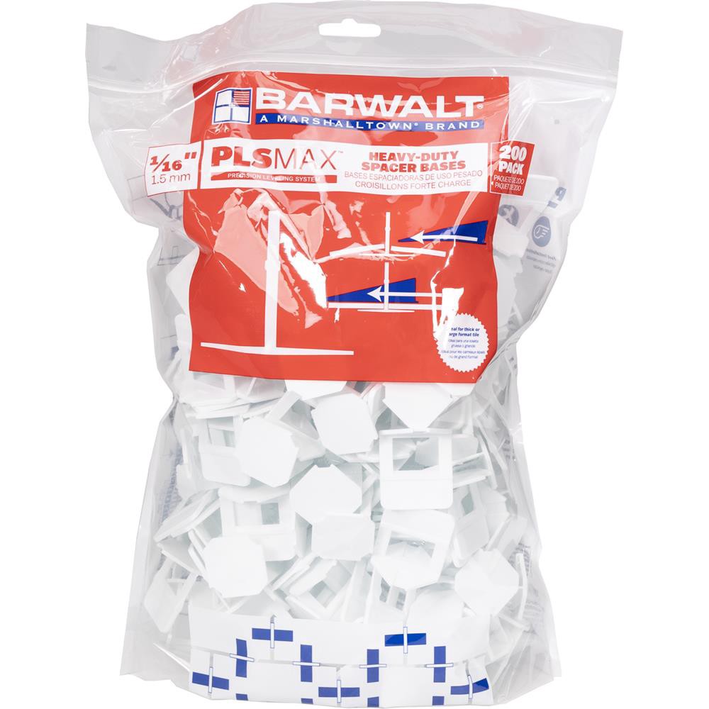 slide 5 of 6, BARWALT 1/16-in Plastic Wedge Tile Spacer and Leveling System ( 200 -Pack ), 1 ct