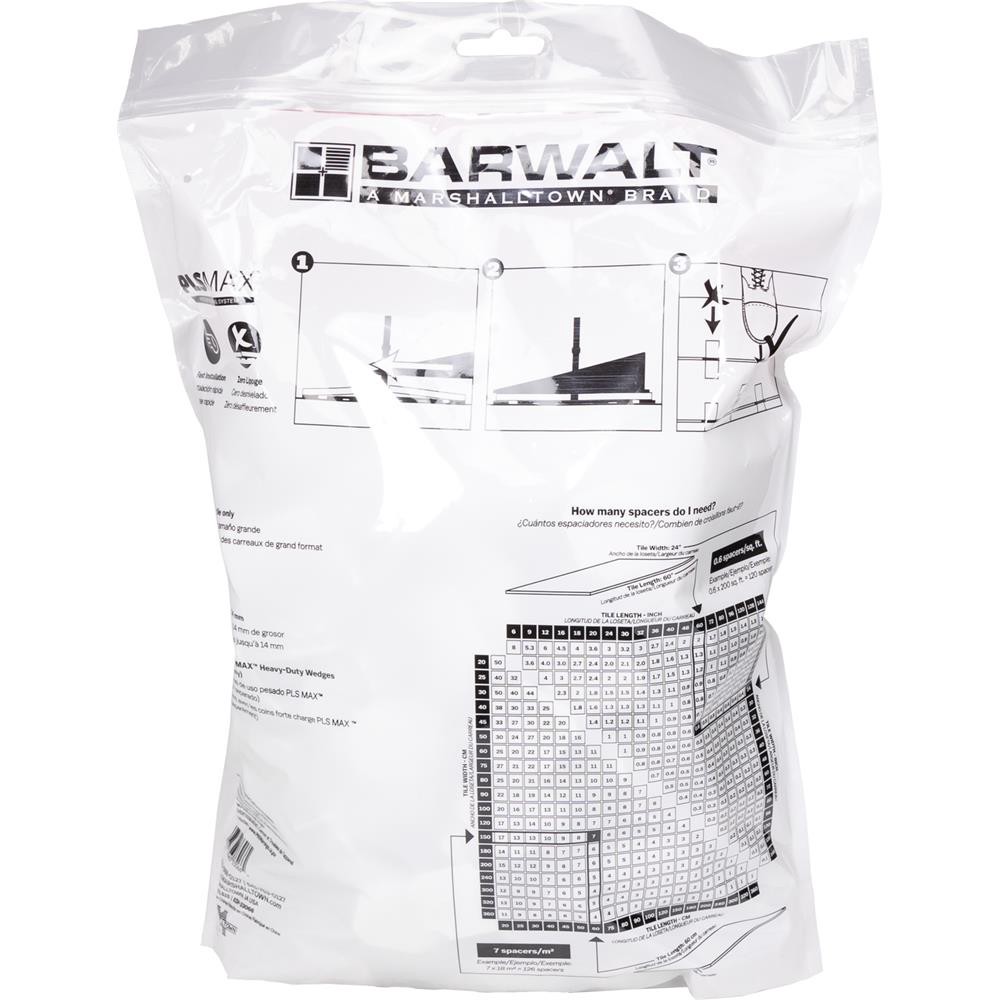 slide 6 of 6, BARWALT 1/16-in Plastic Wedge Tile Spacer and Leveling System ( 200 -Pack ), 1 ct