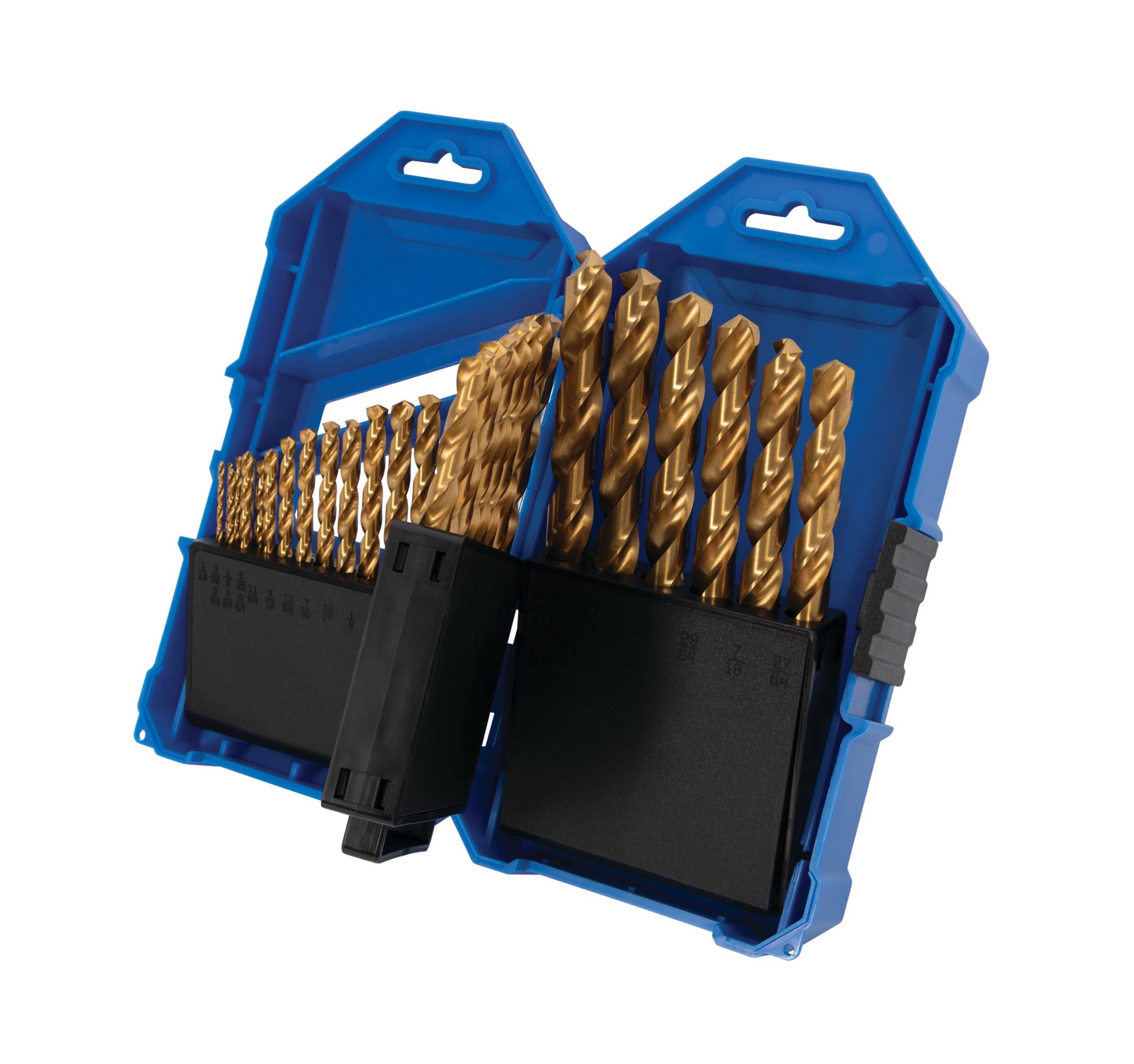 slide 3 of 6, Kobalt 29 -Piece x Titanium coated HSS Jobber length Twist Drill Bit Set, 1 ct