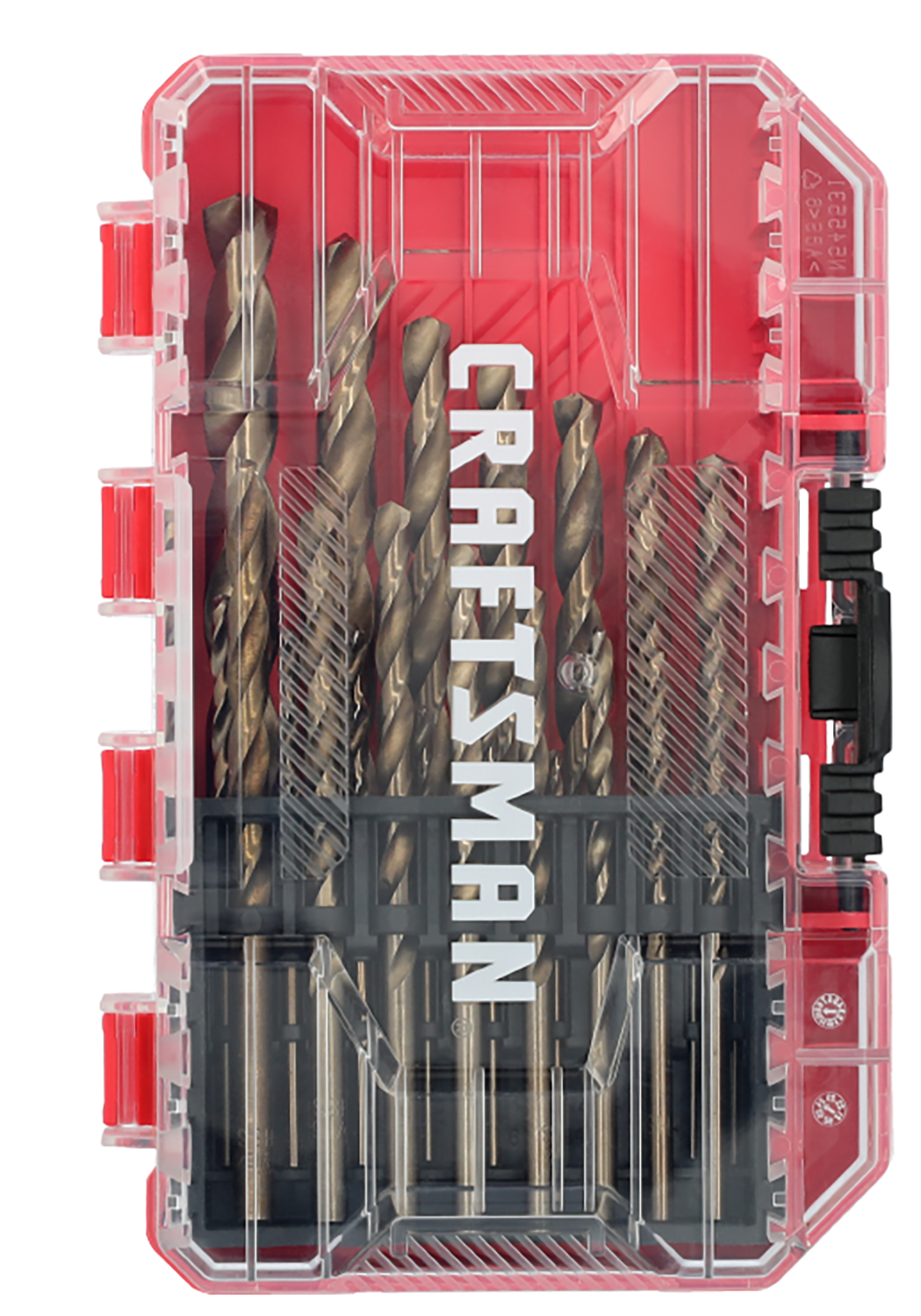 slide 3 of 6, CRAFTSMAN 25 -Piece Left handed/Right handed Assorted x Gold oxide coated Jobber length Twist Drill Bit Set, 1 ct