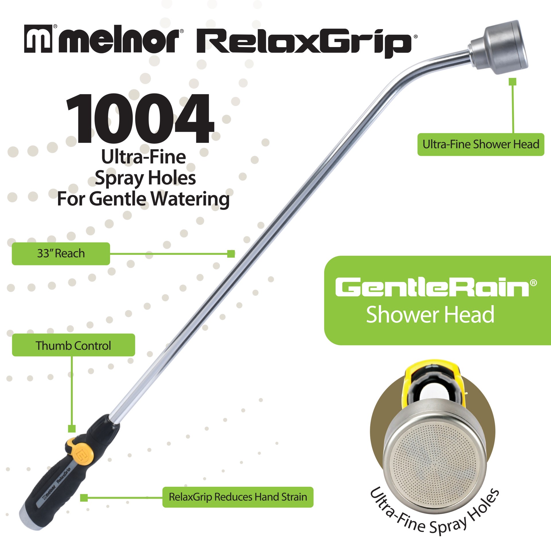 slide 4 of 6, Melnor RelaxGrip 1 -Pattern Thumb control Trigger Wand, 1 ct