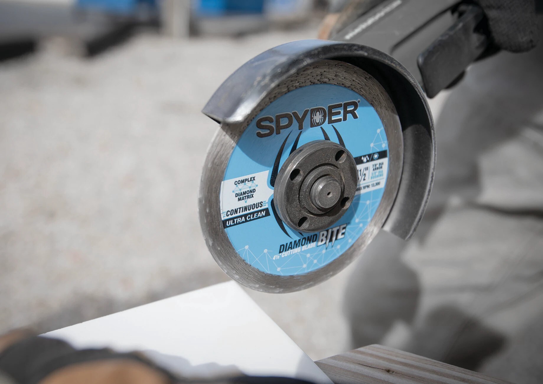 slide 6 of 6, Spyder Diamond Bite 4-1/2-in Wet/Dry Continuous Rim Diamond Saw Blade, 1 ct