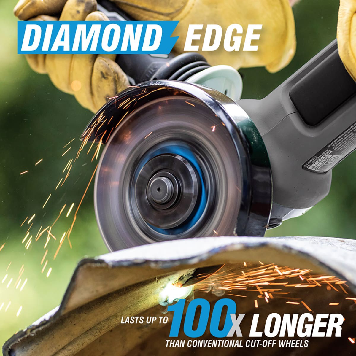 slide 2 of 6, Spyder Diamond Bite Diamond Edge 4-in Diamond Cut-off wheel, 1 ct