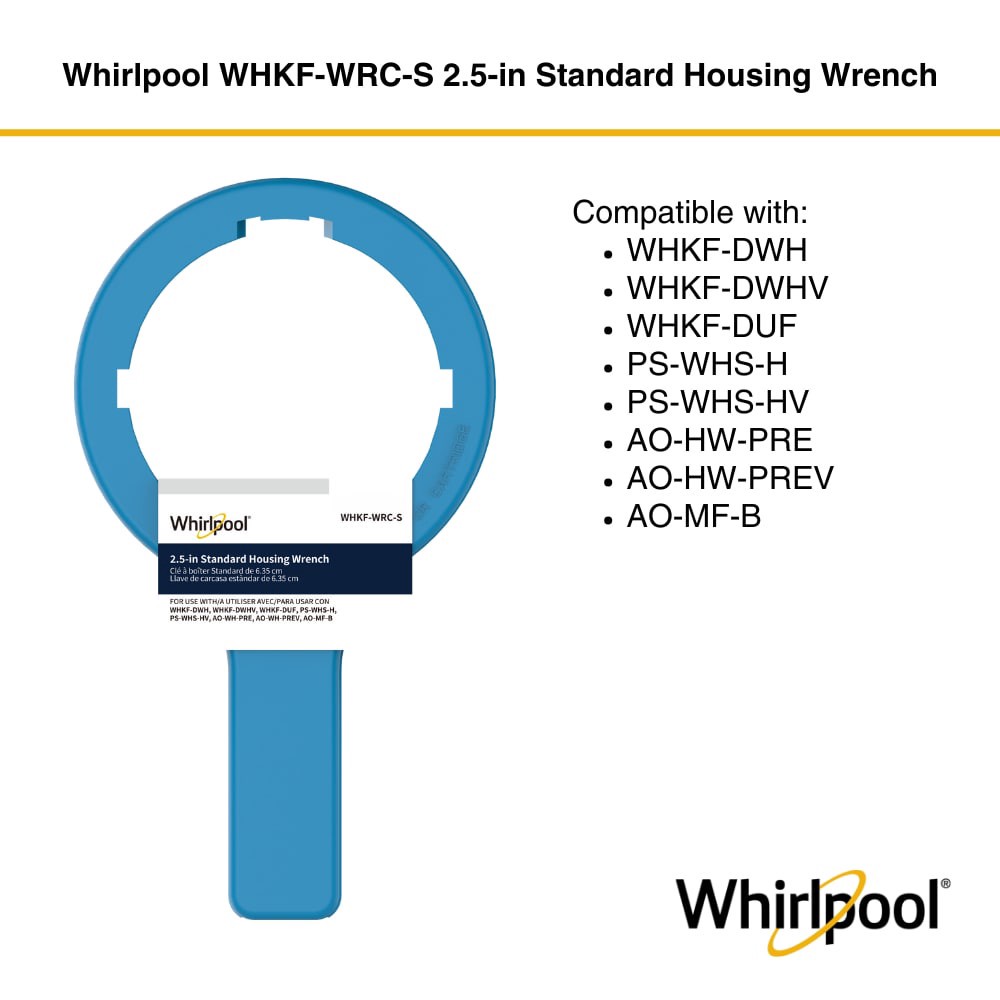 slide 2 of 2, Whirlpool Whole house filter 2.5 inch housing Plumbing tools set, 1 ct