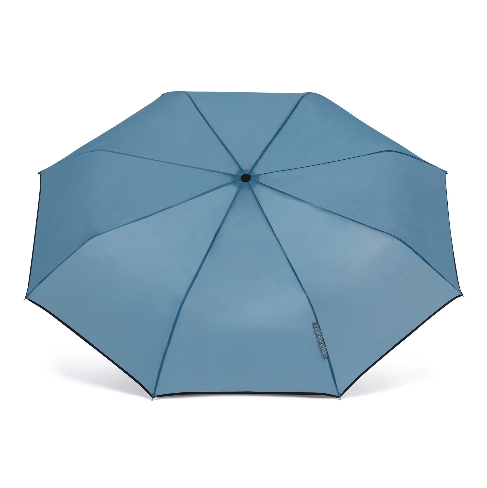 slide 2 of 6, rainbrella 42-in Water Blue Compact umbrella Umbrella, 1 ct