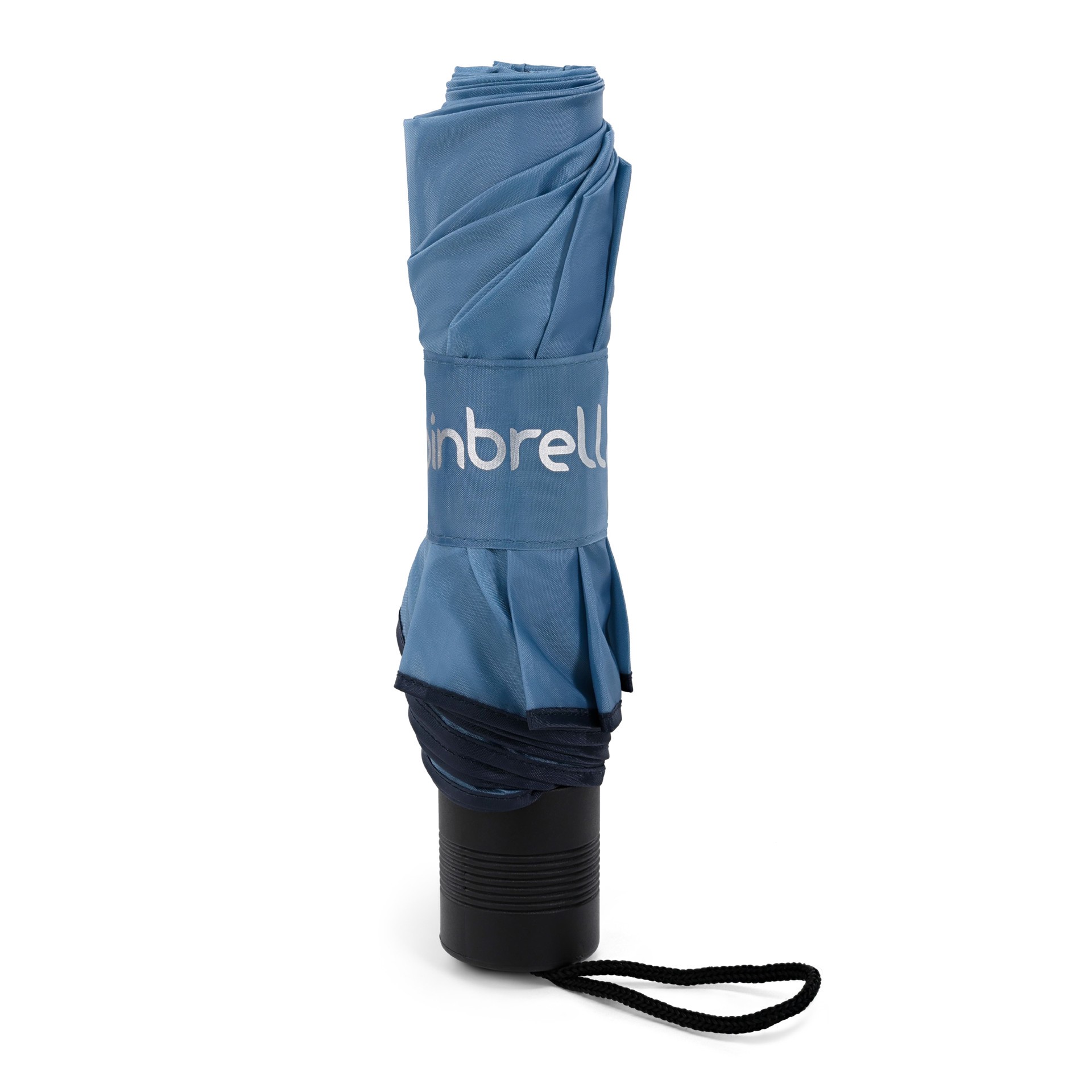 slide 3 of 6, rainbrella 42-in Water Blue Compact umbrella Umbrella, 1 ct