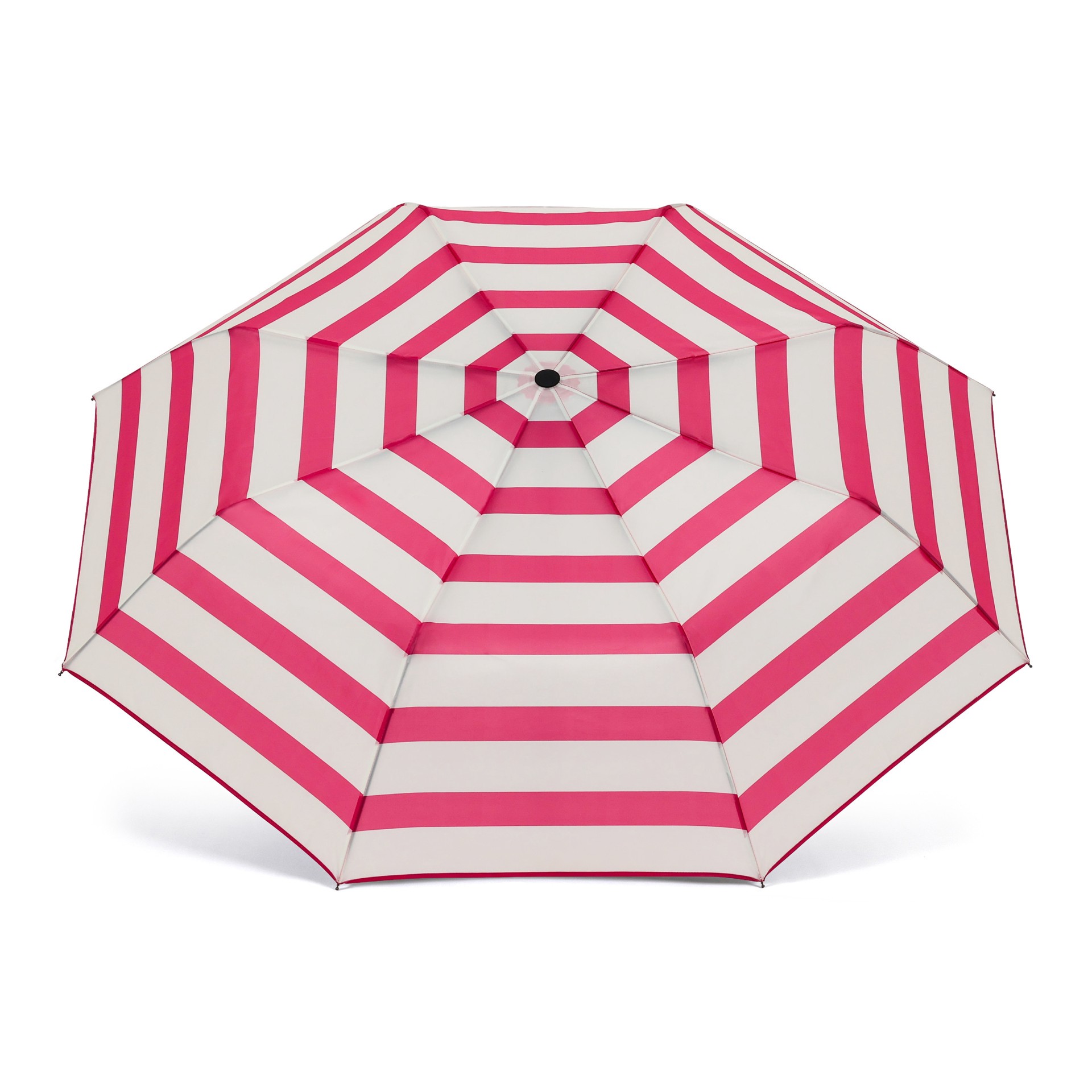 slide 2 of 6, rainbrella 46-in Red and White Compact umbrella Umbrella, 1 ct
