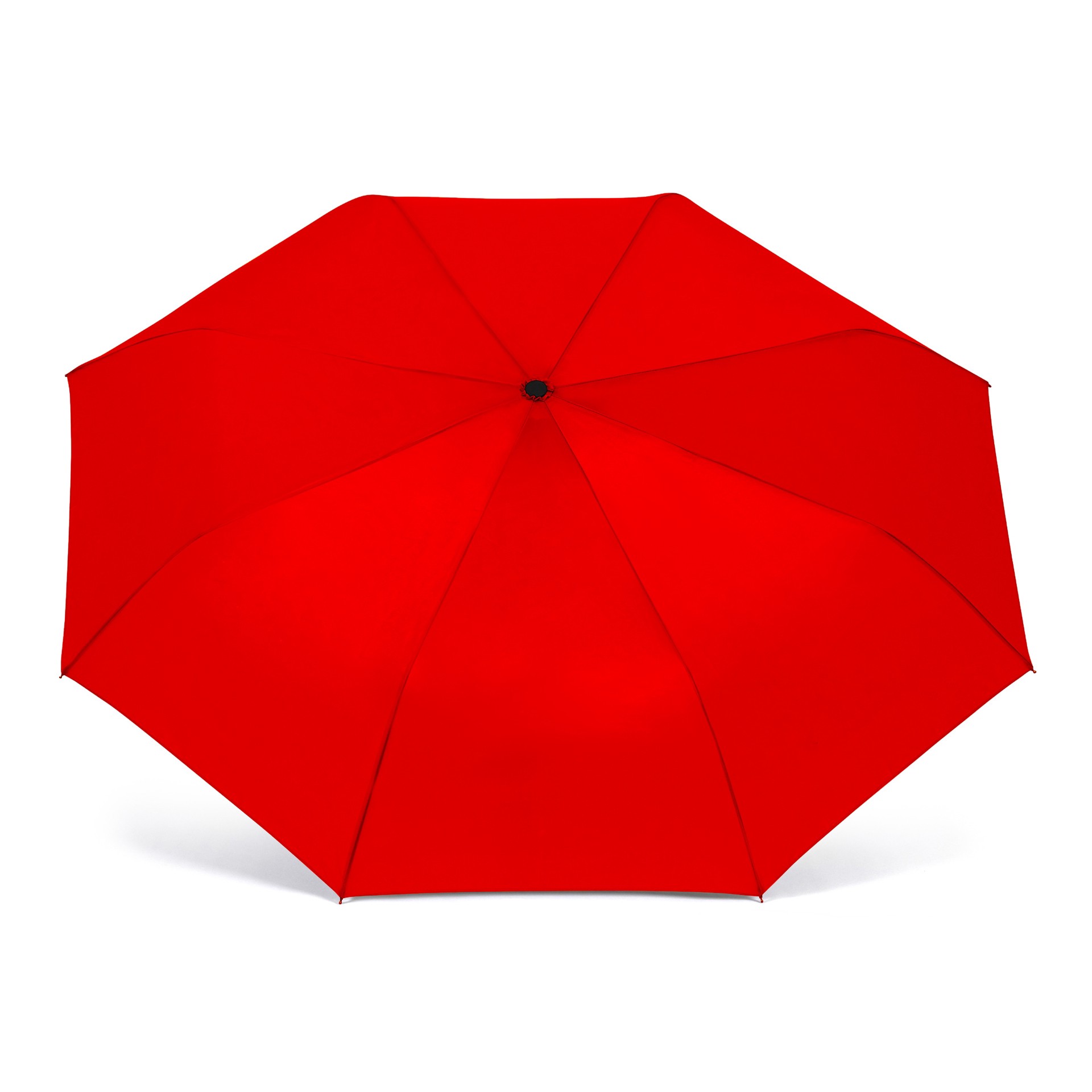 slide 2 of 6, rainbrella 42-in Red Compact umbrella Umbrella, 1 ct