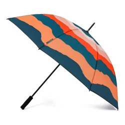 rainbrella 60-in Orange and Blue Golf umbrella Umbrella