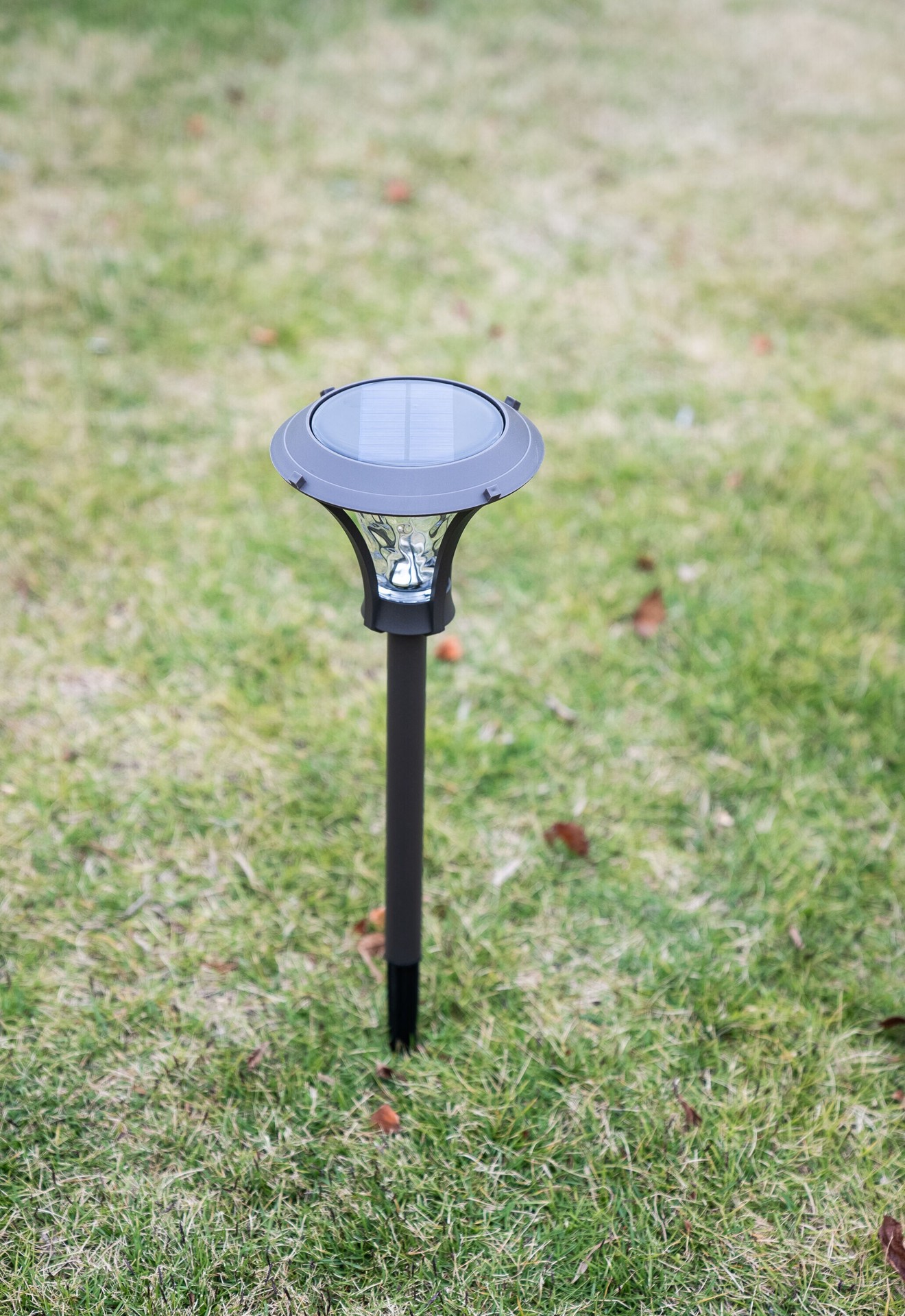slide 2 of 6, Harbor Breeze 2 -Pack Path Light 25 -Lumens 0.24 -Watt Black Solar LED Outdoor Path Light Kit ( 3000-K ), 1 ct