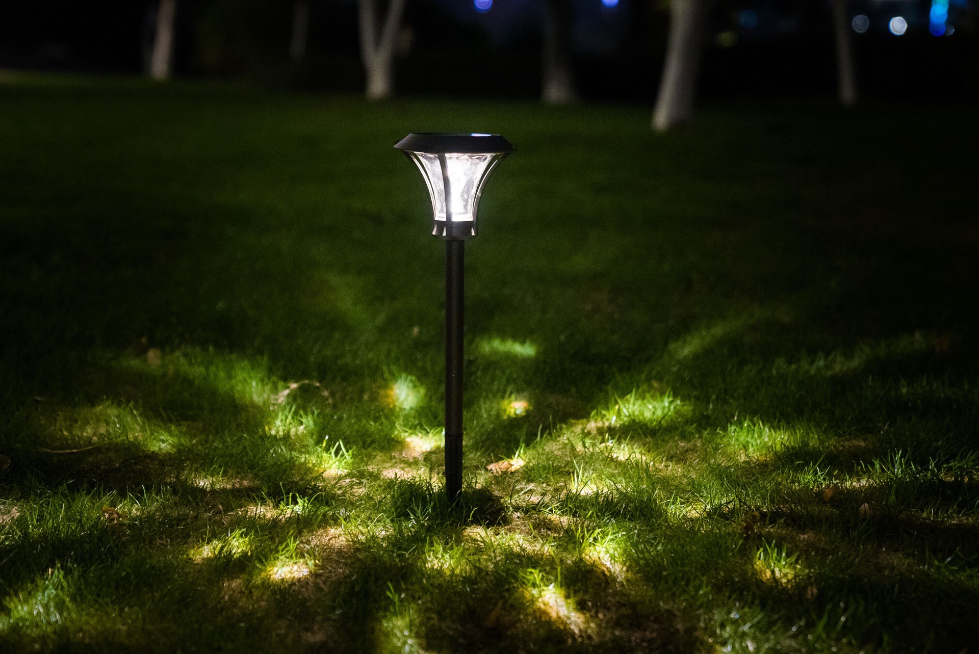 slide 6 of 6, Harbor Breeze 2 -Pack Path Light 25 -Lumens 0.24 -Watt Black Solar LED Outdoor Path Light Kit ( 3000-K ), 1 ct