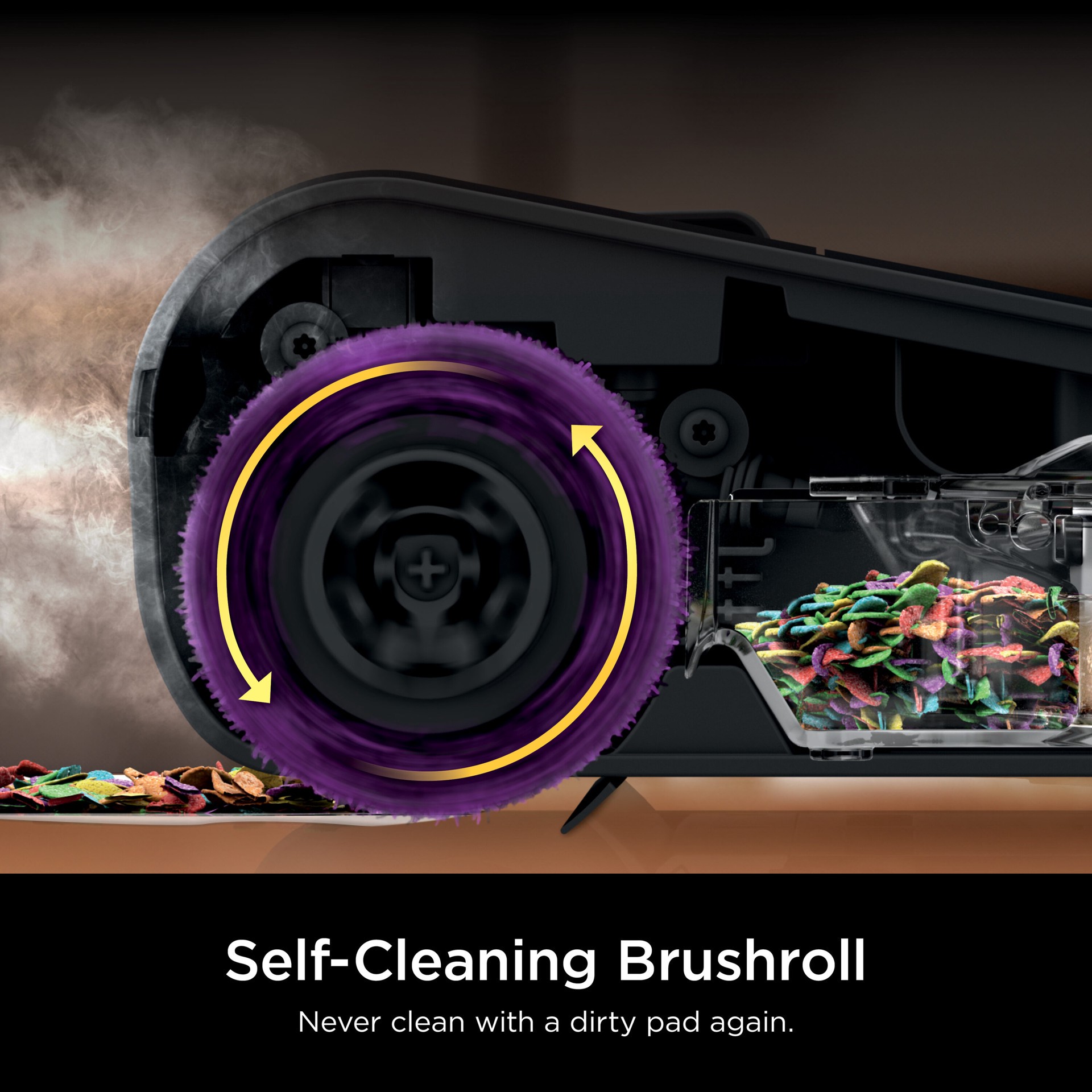 slide 6 of 6, Shark Steam Mop Pickup 3-in-1 Vacuum 25-ft 1 -Speed Multipurpose steam cleaner, 1 ct